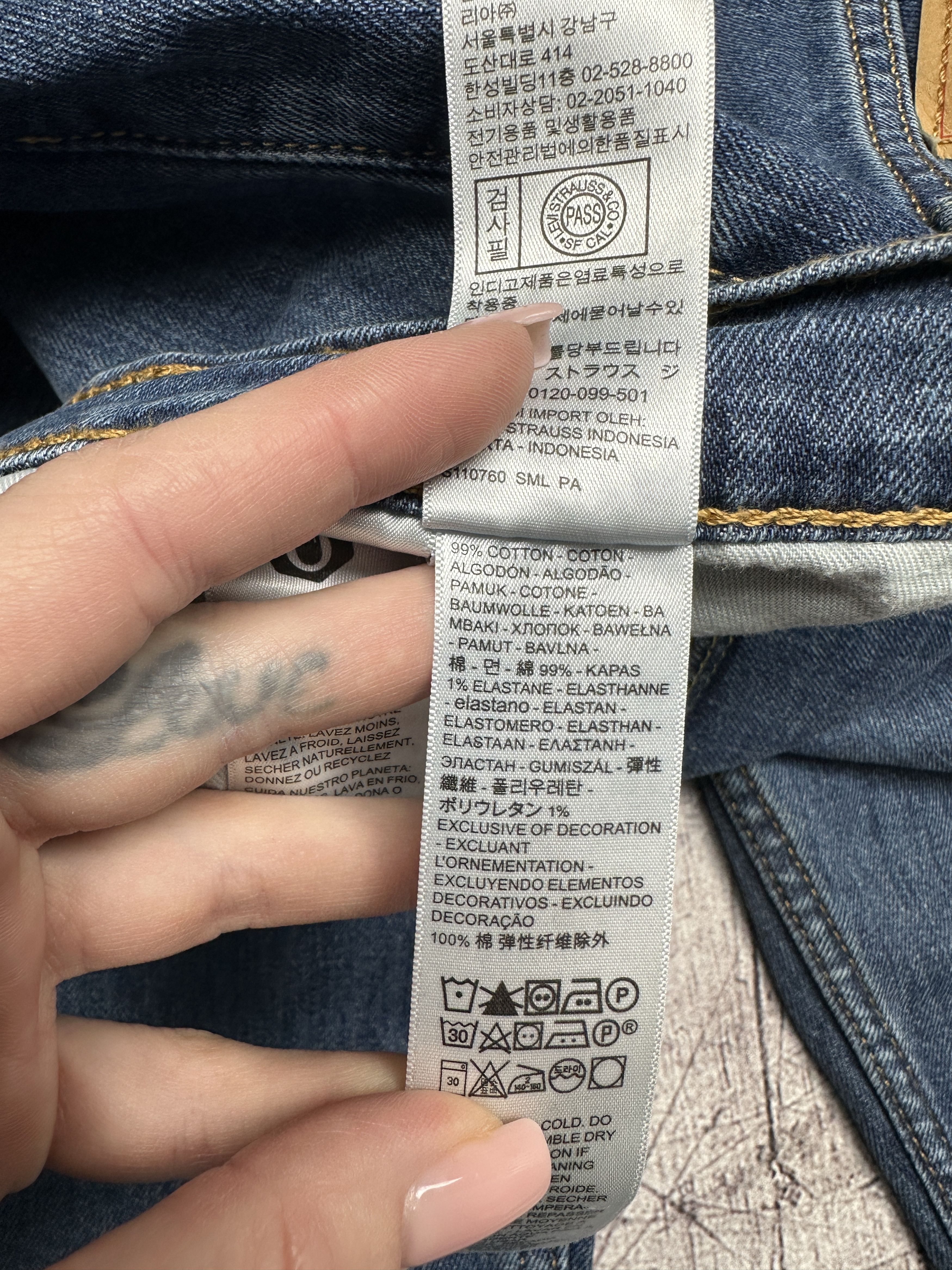 Levi's Levi's 511 Mens Denim Pants Jeans Size 34 x 30 Size US 34 / EU 50 - 9 Thumbnail