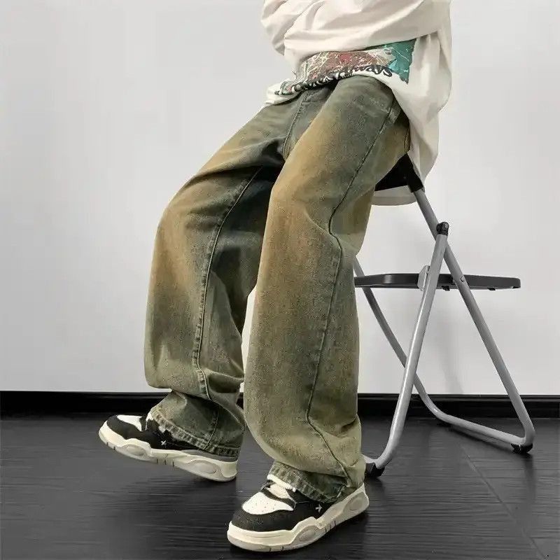 Japanese Brand Straight Denim Pants Harajuku Size US 32 / EU 48 - 4 Thumbnail