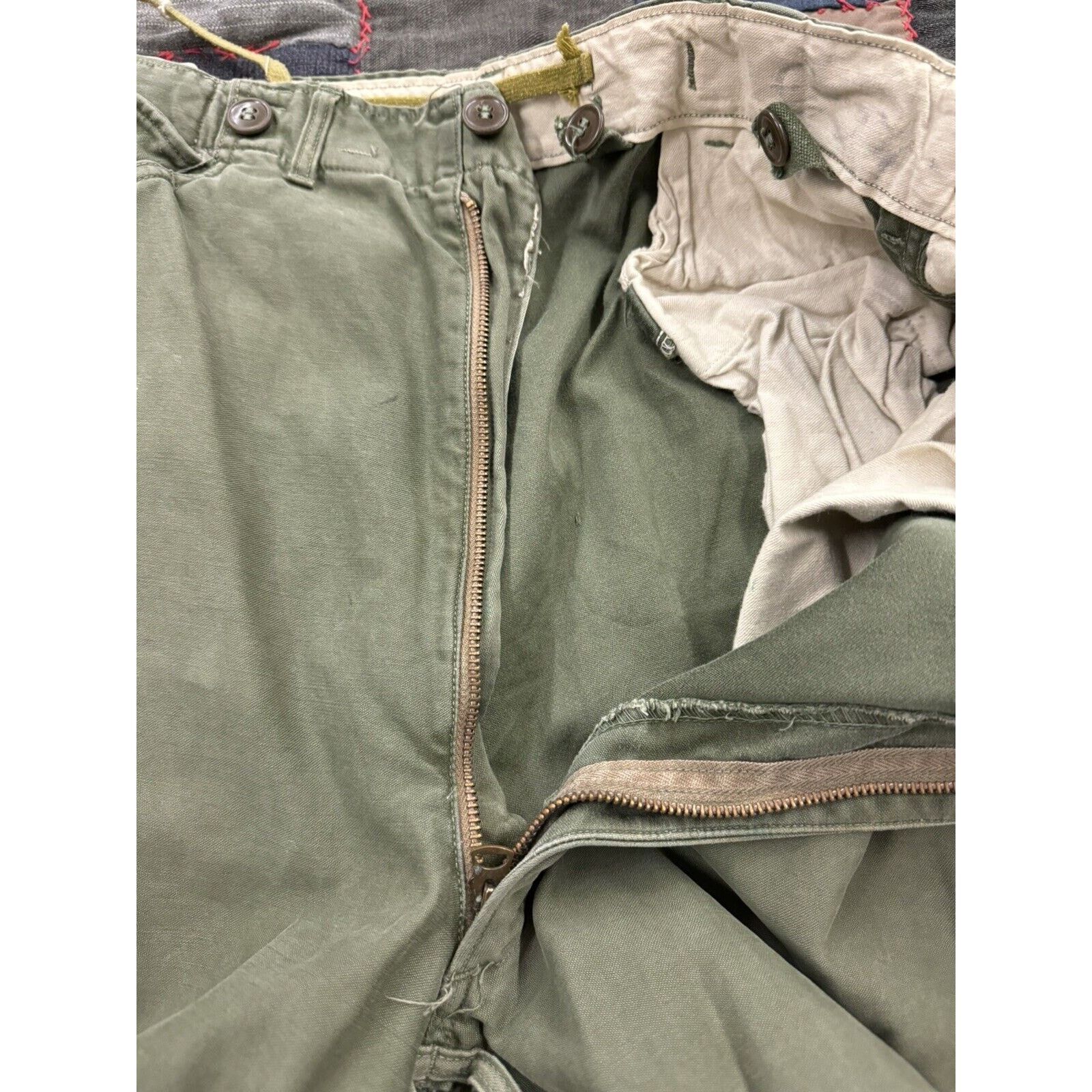 Other VTG Baggy M1951 US Army Military OG Field M51 Pant W32 X L28 Size US 32 / EU 48 - 4 Thumbnail