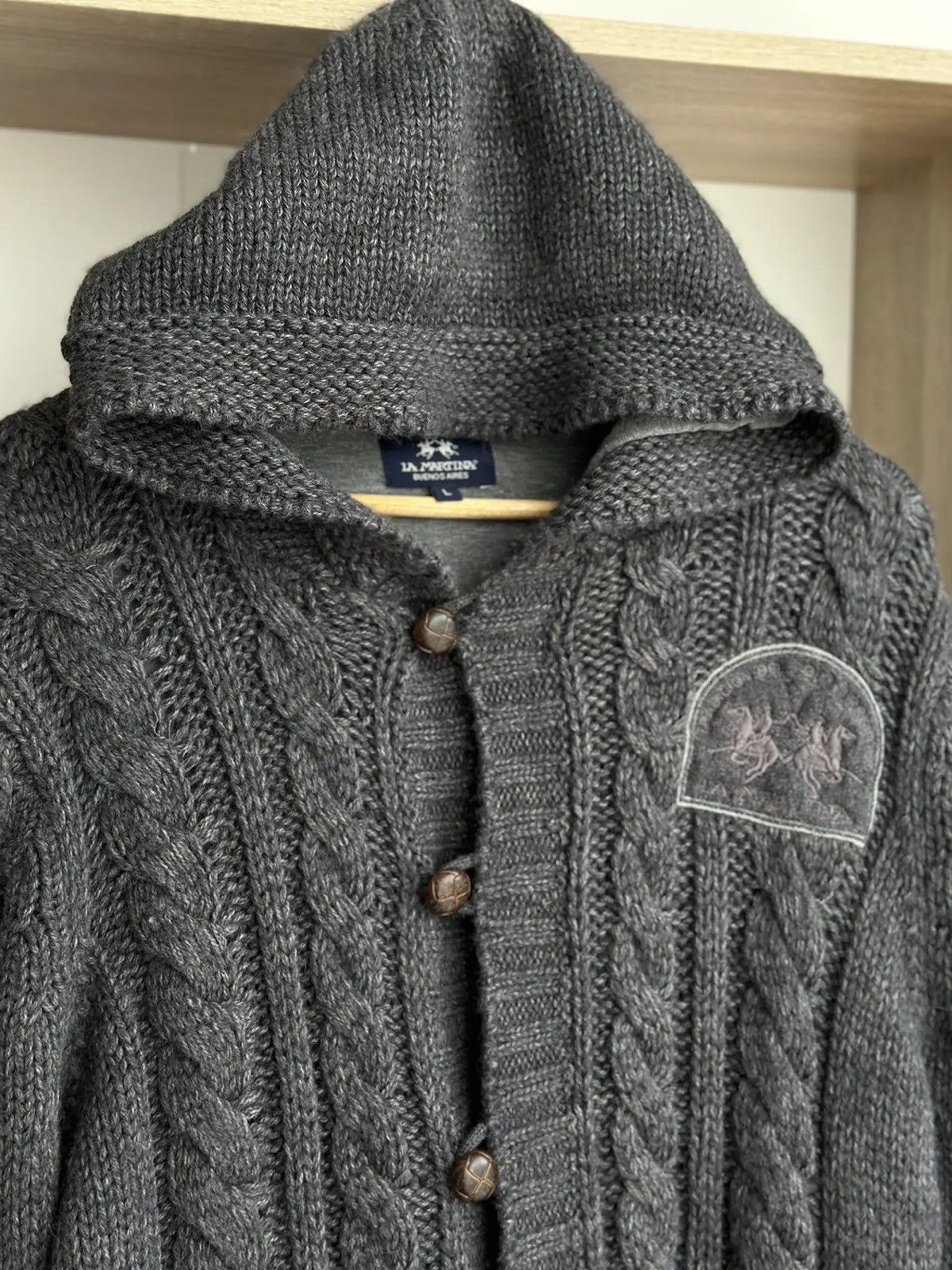 Vintage PRL La Martina Sweater Grey Polo Ralph Lauren