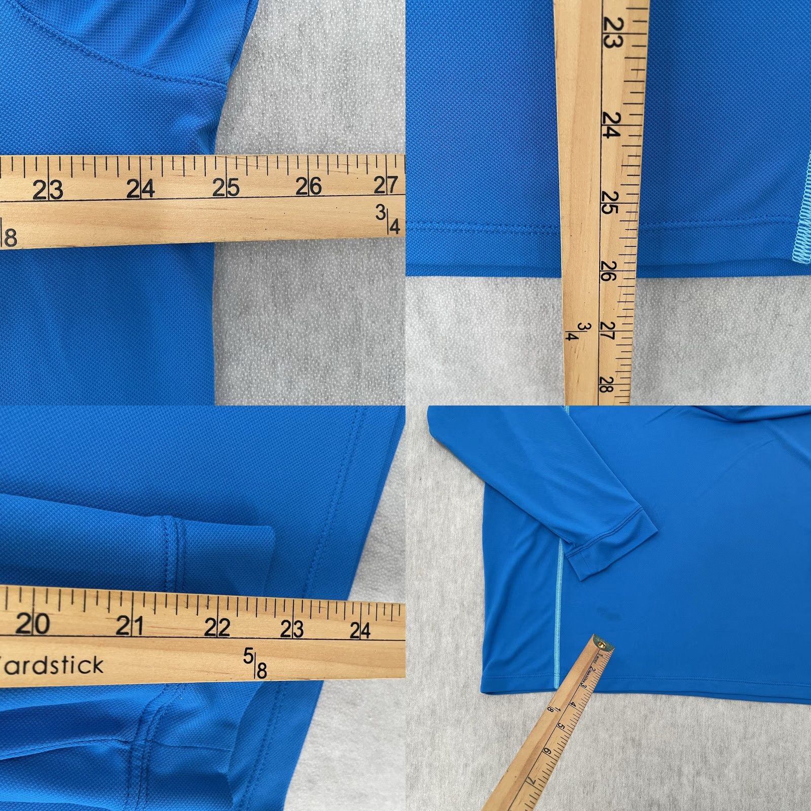 Vintage VINTAGE IBKUL Men's Sweatshirt Adult Large Blue 1/4 Zip Golf Pullover Performance Long Sleeve Size US L / EU 52-54 / 3 - 8 Thumbnail