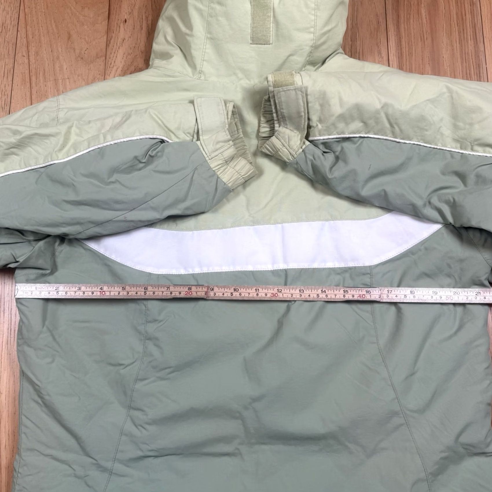 Rains VINTAGE Columbia Jacket Women's Large Green Hooded Full Zip Rain Snow Sherpa Size L / US 10 / IT 46 - 7 Thumbnail