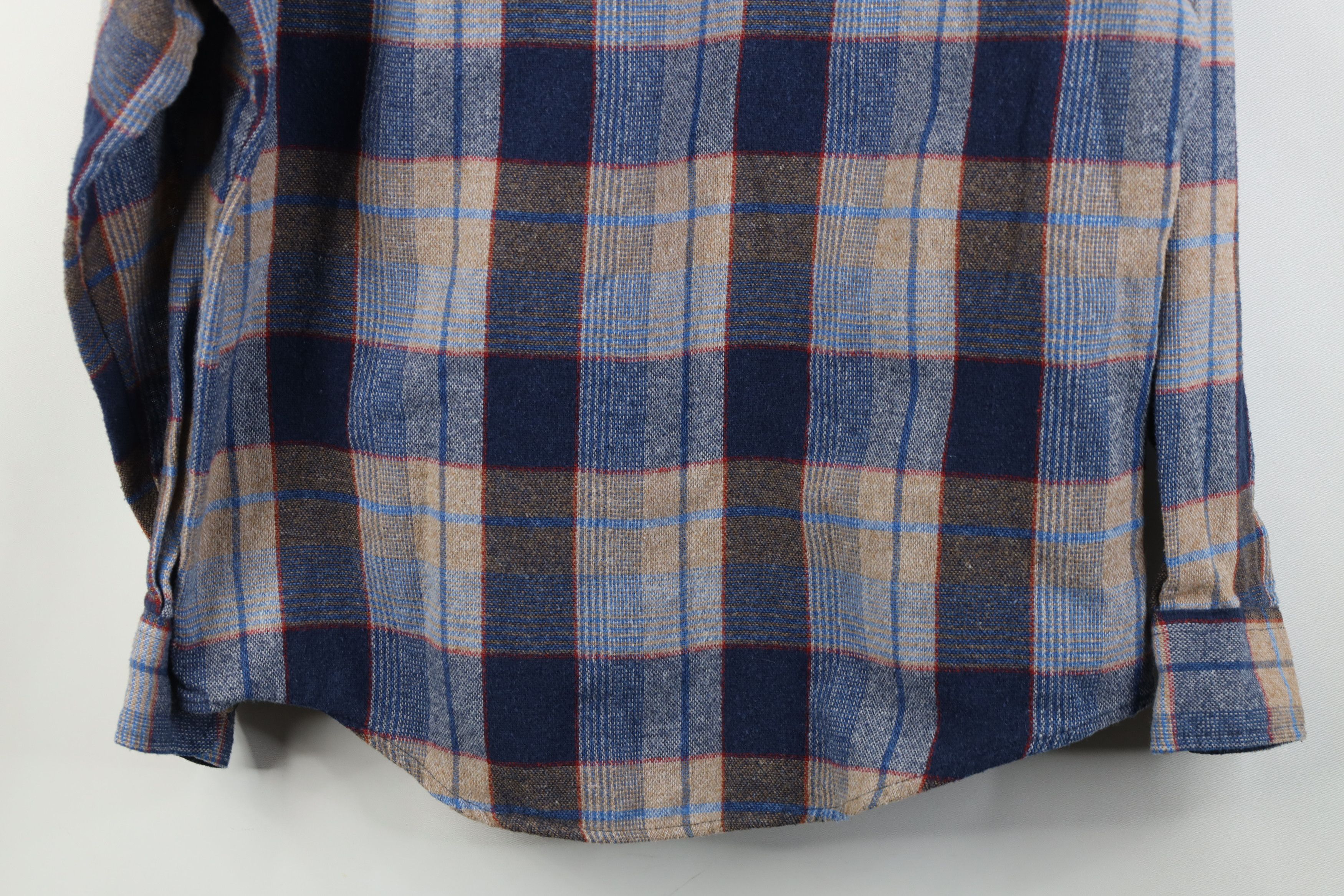 Vintage Vintage 70s 80s Streetwear Burlap Knit Button Down Shirt Size US S / EU 44-46 / 1 - 11 Thumbnail