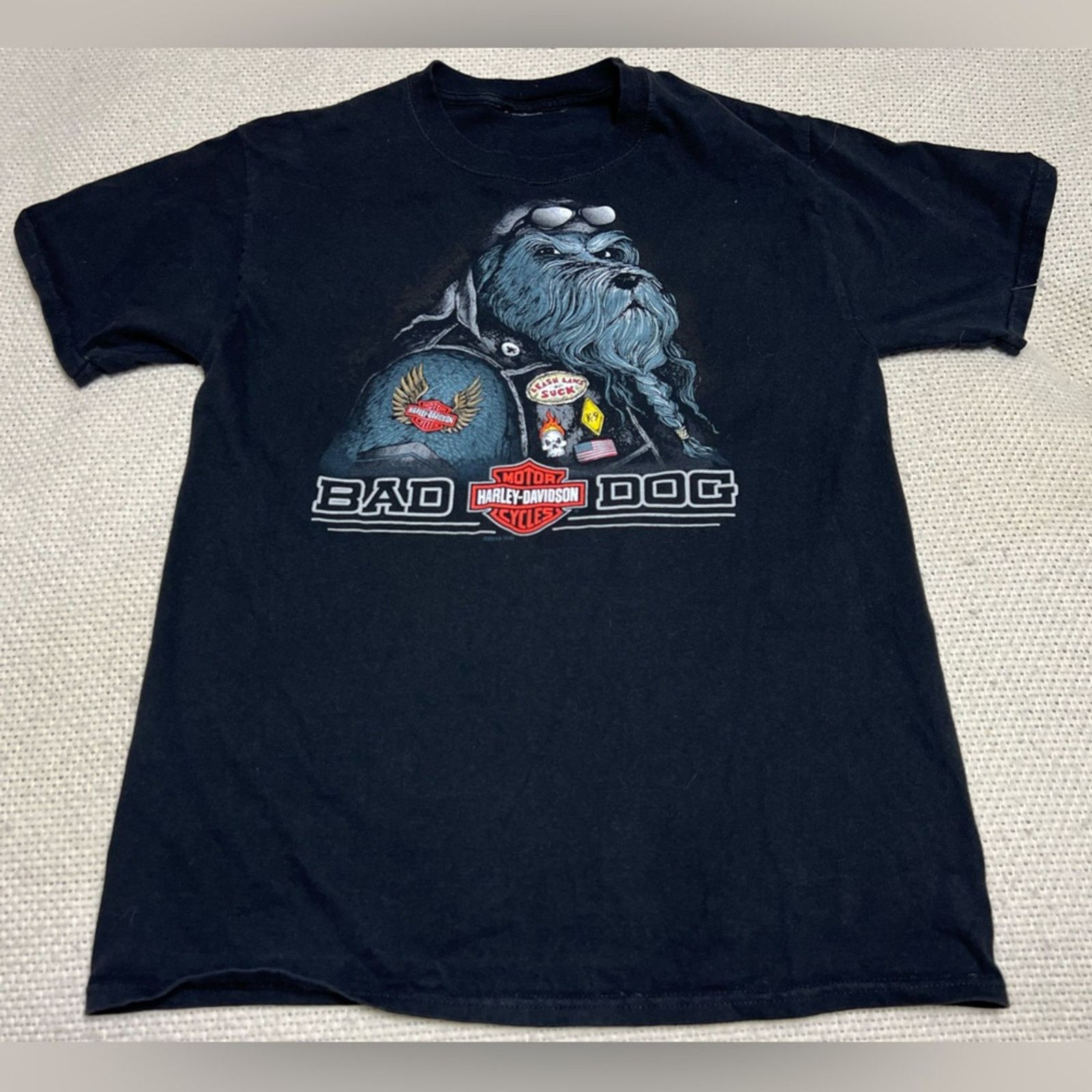 Harley Davidson Harley Davidson Motorcycles Bad Dog Shirt Size Medium Black Size US M / EU 48-50 / 2 - 1 Thumbnail