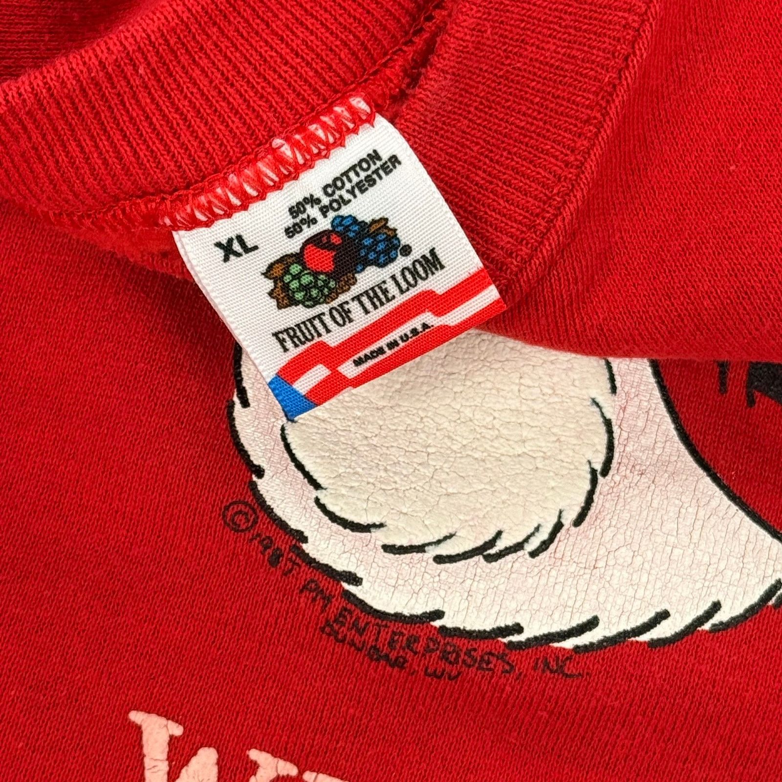 Vintage Vintage Christmas Red Bear Hug From West Virginia Sweatshirt Size US XL / EU 56 / 4 - 3 Thumbnail