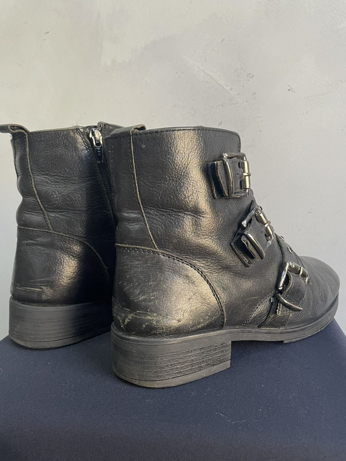 If Six Was Nine Rare If six was nine style leather gothic boots guidi vibe Size US 7.5 / EU 40-41 - 7 Thumbnail