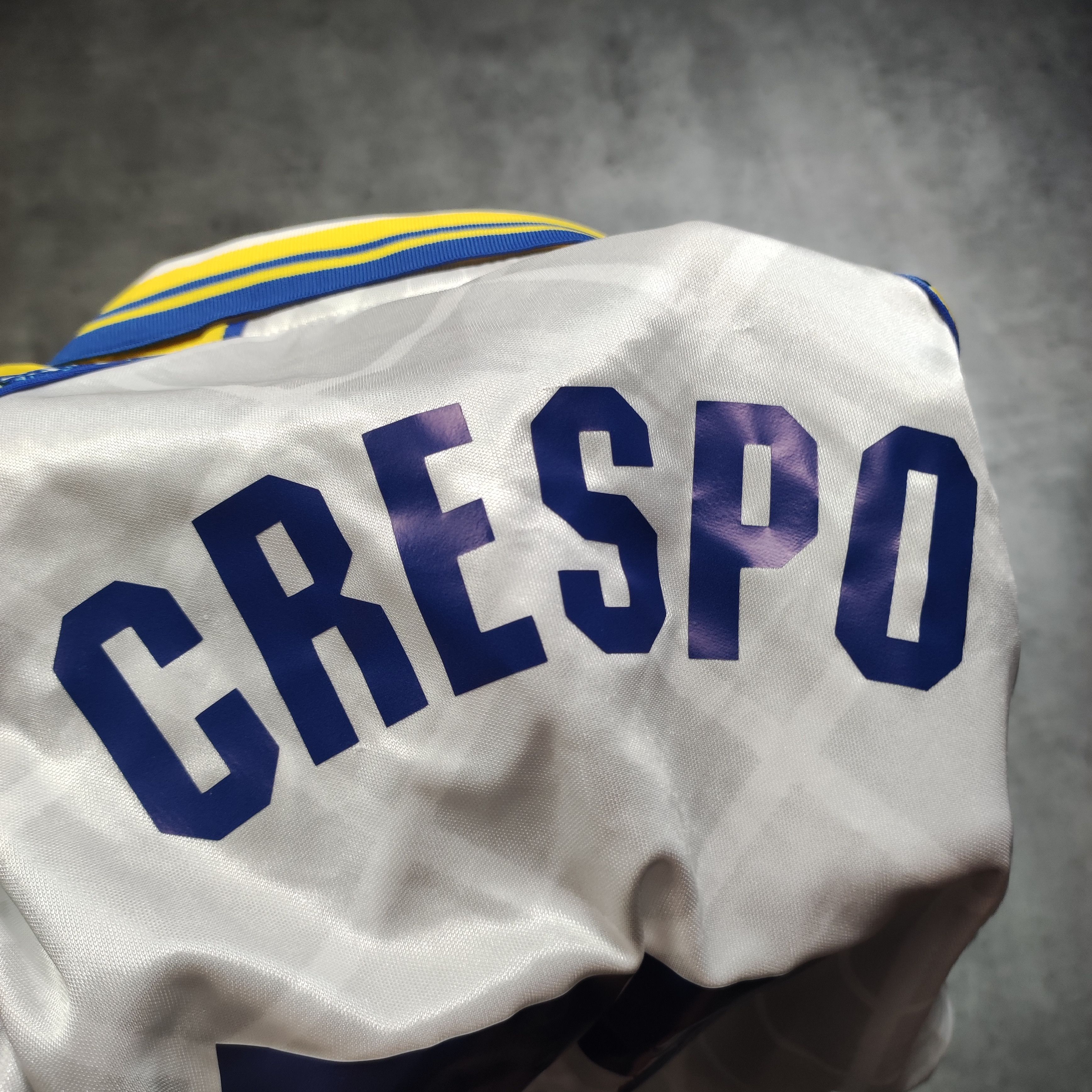 Vintage Vintage RARE 1995 Home Parma FC #11 Crespo Football Kit Size US XL / EU 56 / 4 - 11 Thumbnail