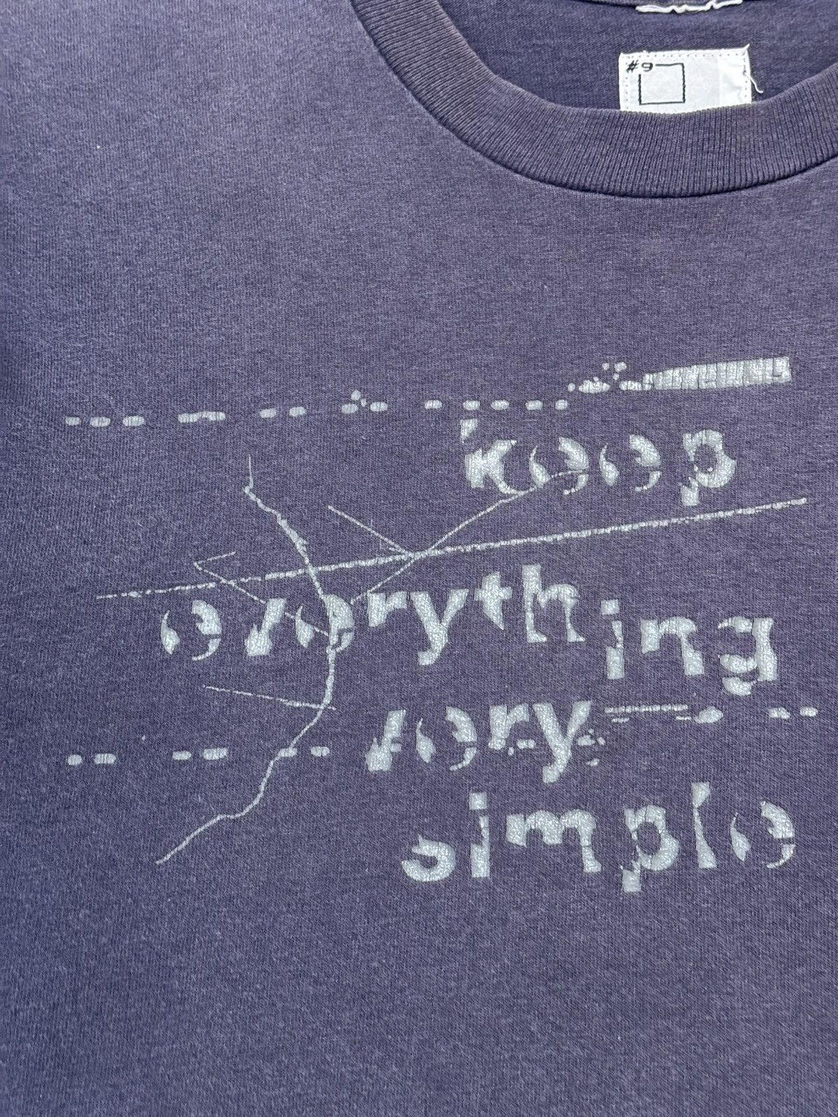 Number (N)ine 1997 “Keep Everything Very Simple” tee Size US M / EU 48-50 / 2 - 3 Thumbnail