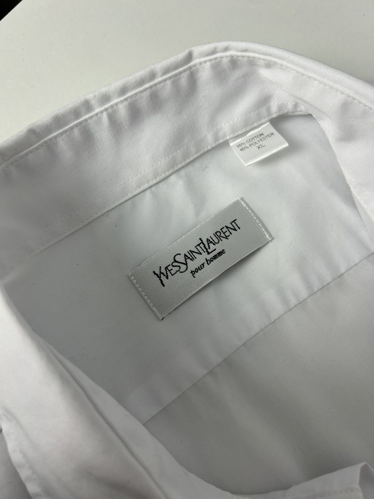 Yves Saint Laurent Yves Saint Laurent Short Sleeve Shirt White size-XL Size US XL / EU 56 / 4 - 8 Thumbnail