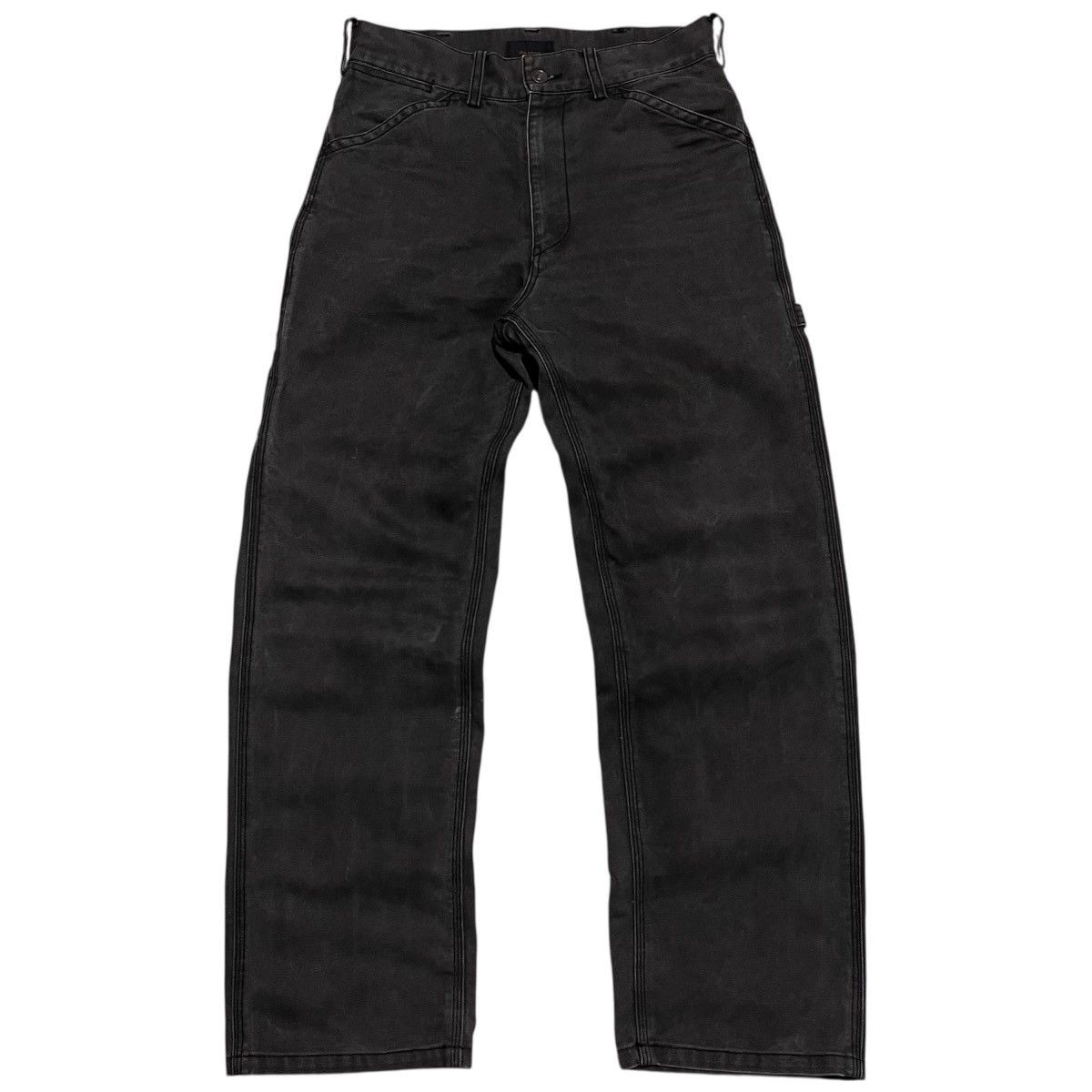 Issey Miyake Tete Homme by issey miyake Carpenter Canvas pants Black Wash Size US 30 / EU 46 - 3 Thumbnail