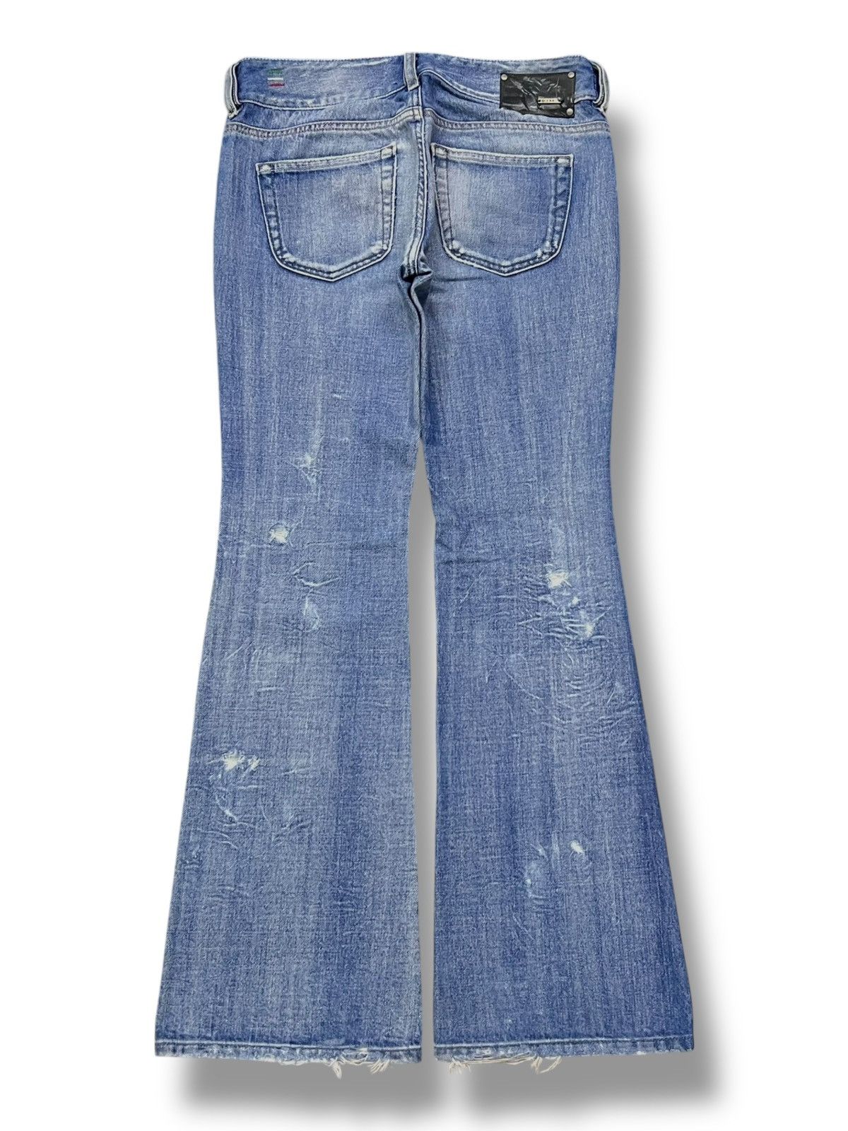 Diesel Flared Vintage Diesel Louvely Italy - Faded Wash Jeans Size 29" - 2 Thumbnail