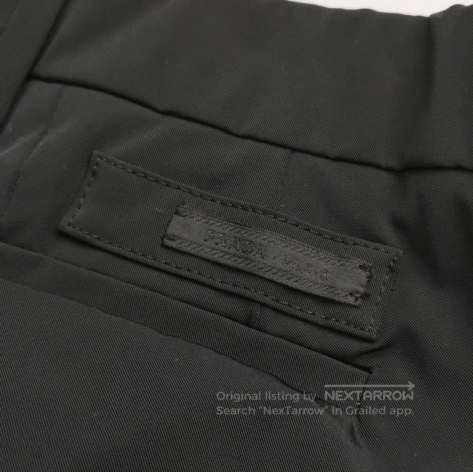Prada Prada Black Tailored Trousers in Size 4. Size 39" - 3 Thumbnail