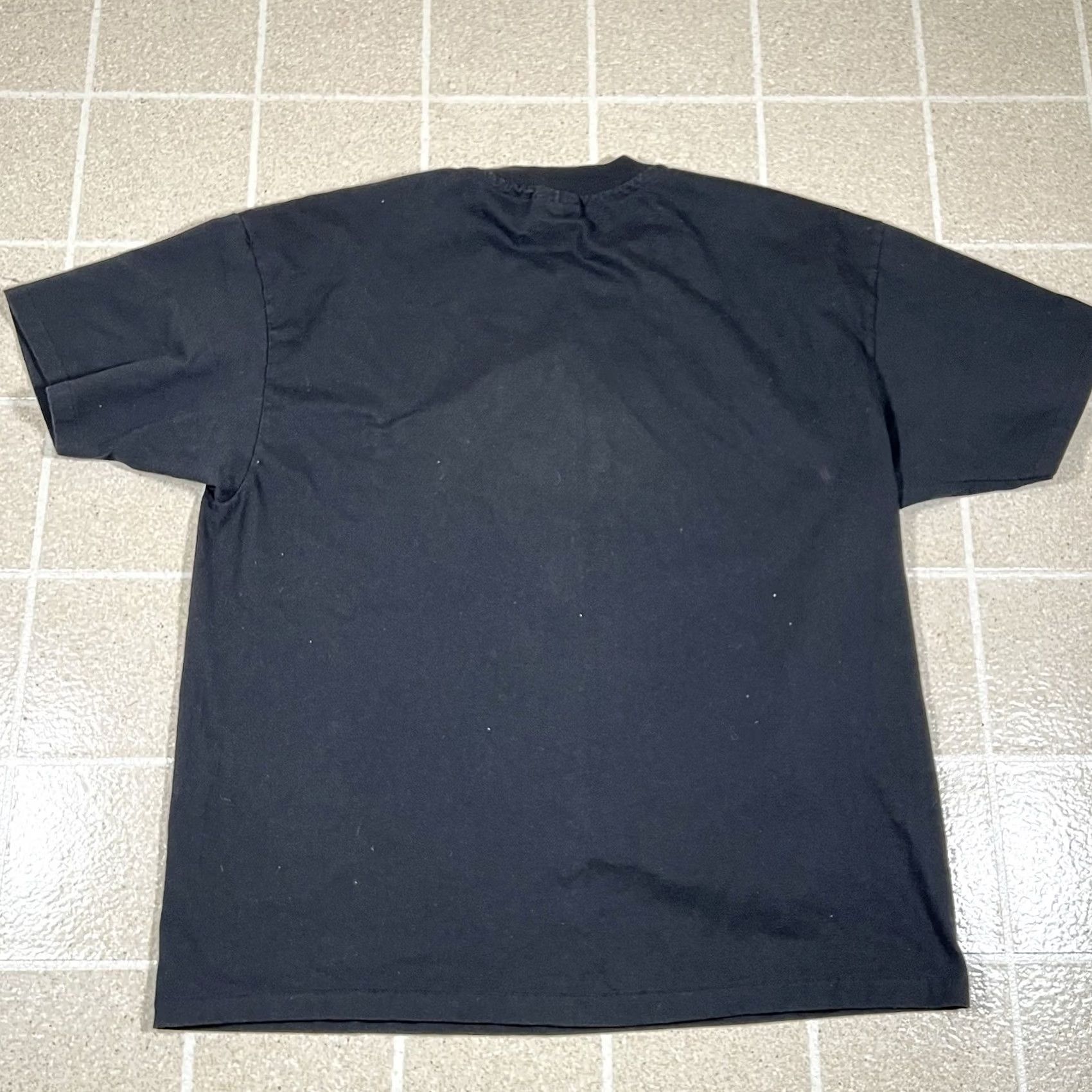 Hanes VINTAGE 90s American Veterans 51st Convention Hanes T-Shirt Army XL Black Mens Shirts Size US XL / EU 56 / 4 - 3 Thumbnail