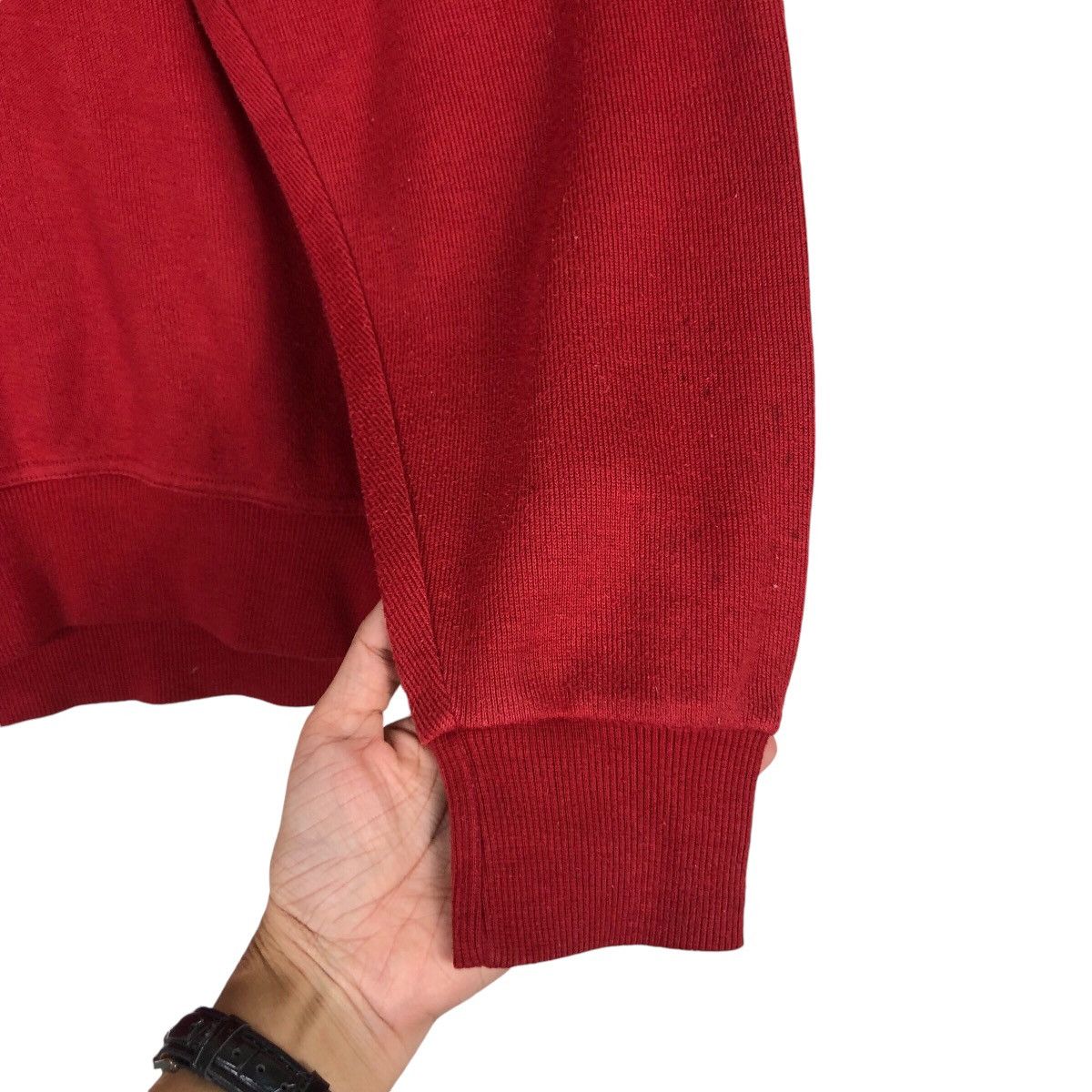 Japanese Brand × Michiko Koshino London Michiko London Sports Red Maroon Sweatshirt Small Size US S / EU 44-46 / 1 - 9 Thumbnail