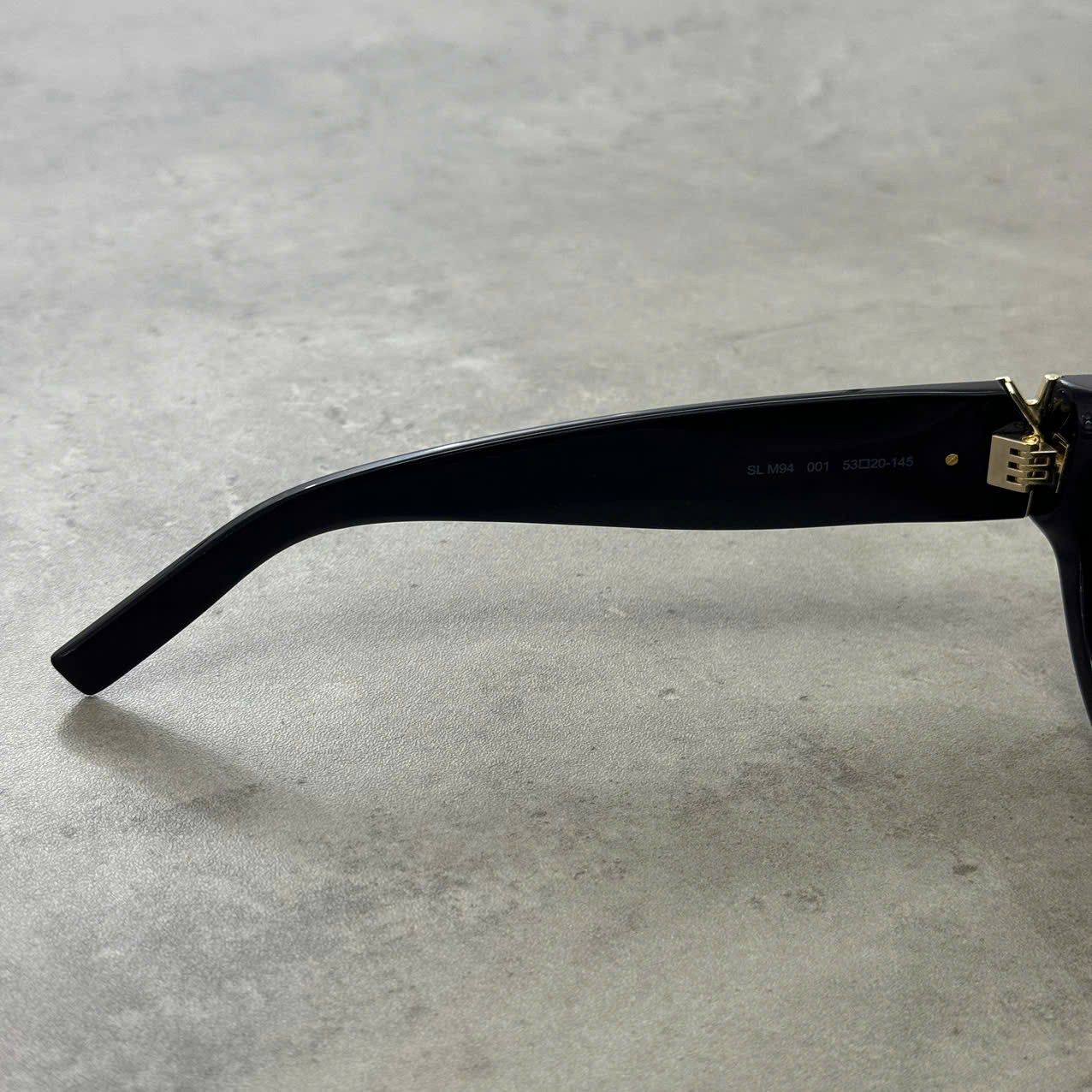 Saint Laurent Paris SAINT LAURENT Sunglasses Monogram SL M94 001 BLACK Size ONE SIZE - 5 Thumbnail