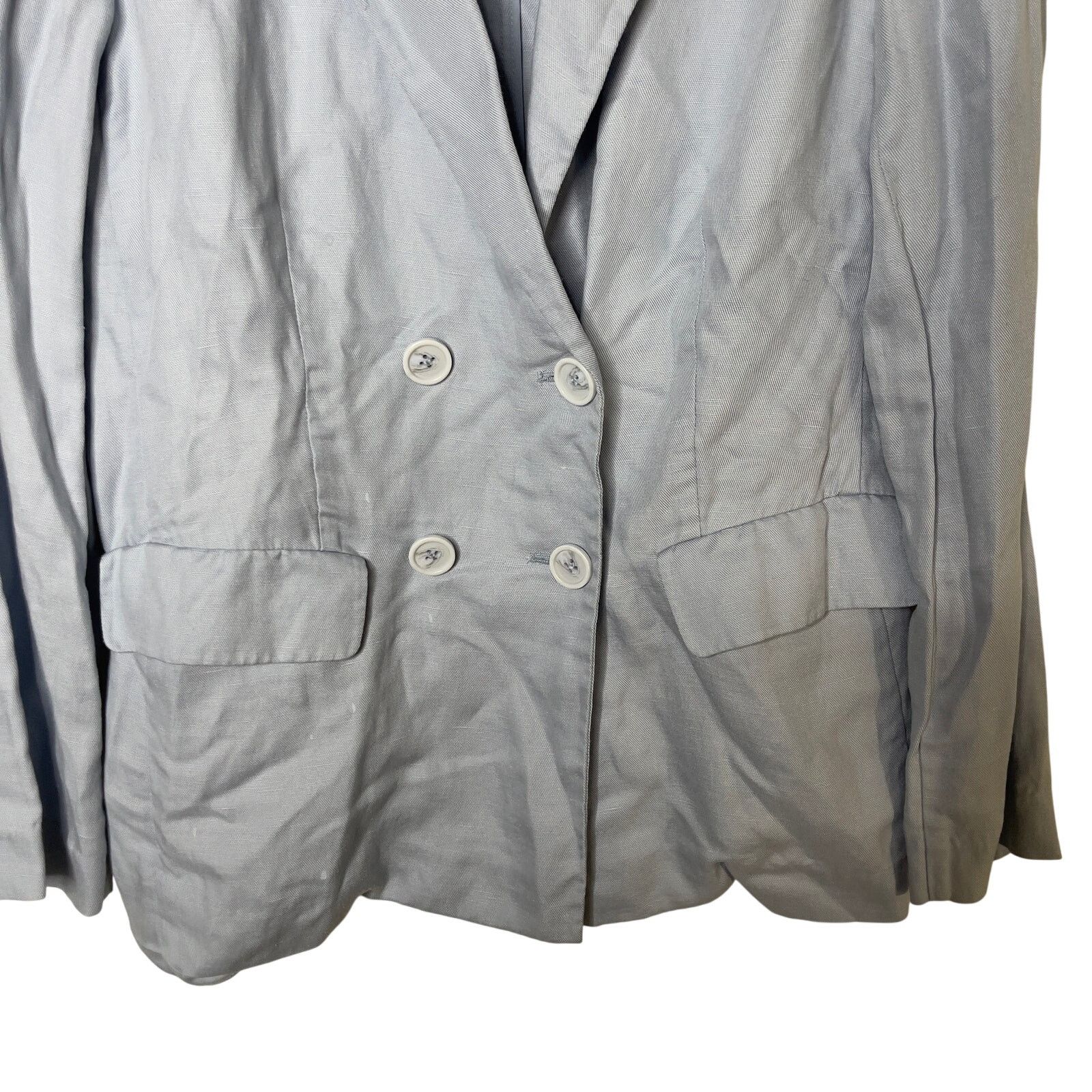 Rosetta Getty Rosetta Getty Collective Blue Double Breasted Blazer sz 8 Size M / US 6-8 / IT 42-44 - 6 Thumbnail