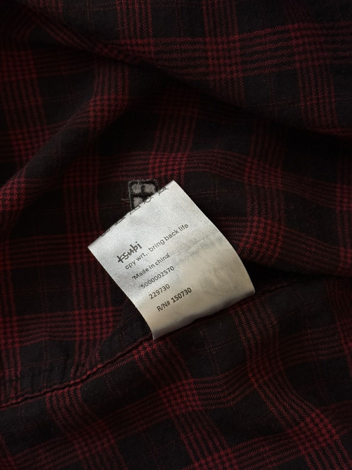 Ksubi × Vintage KSUBI MALCOLM BLACK/RED PLAID BUTTON UP SHIRT SIZE MEDIUM Size US M / EU 48-50 / 2 - 8 Thumbnail