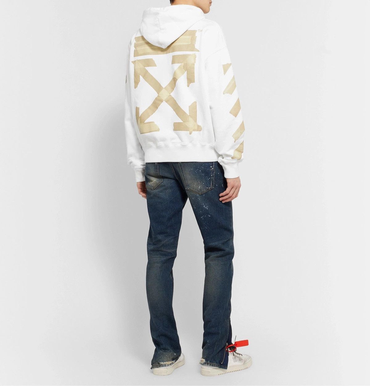 Off-White White Tape Arrows Logo Hoodie Size US M / EU 48-50 / 2 - 3 Thumbnail