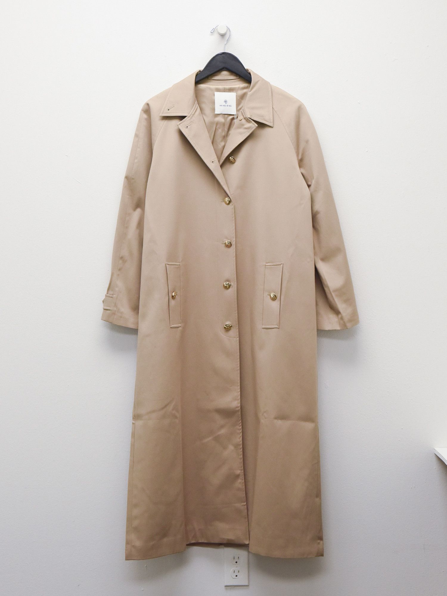 Anine Bing ANINE BING Womens Randy Maxi Trench Coat Size XS / US 0-2 / IT 36-38 - 1 Thumbnail