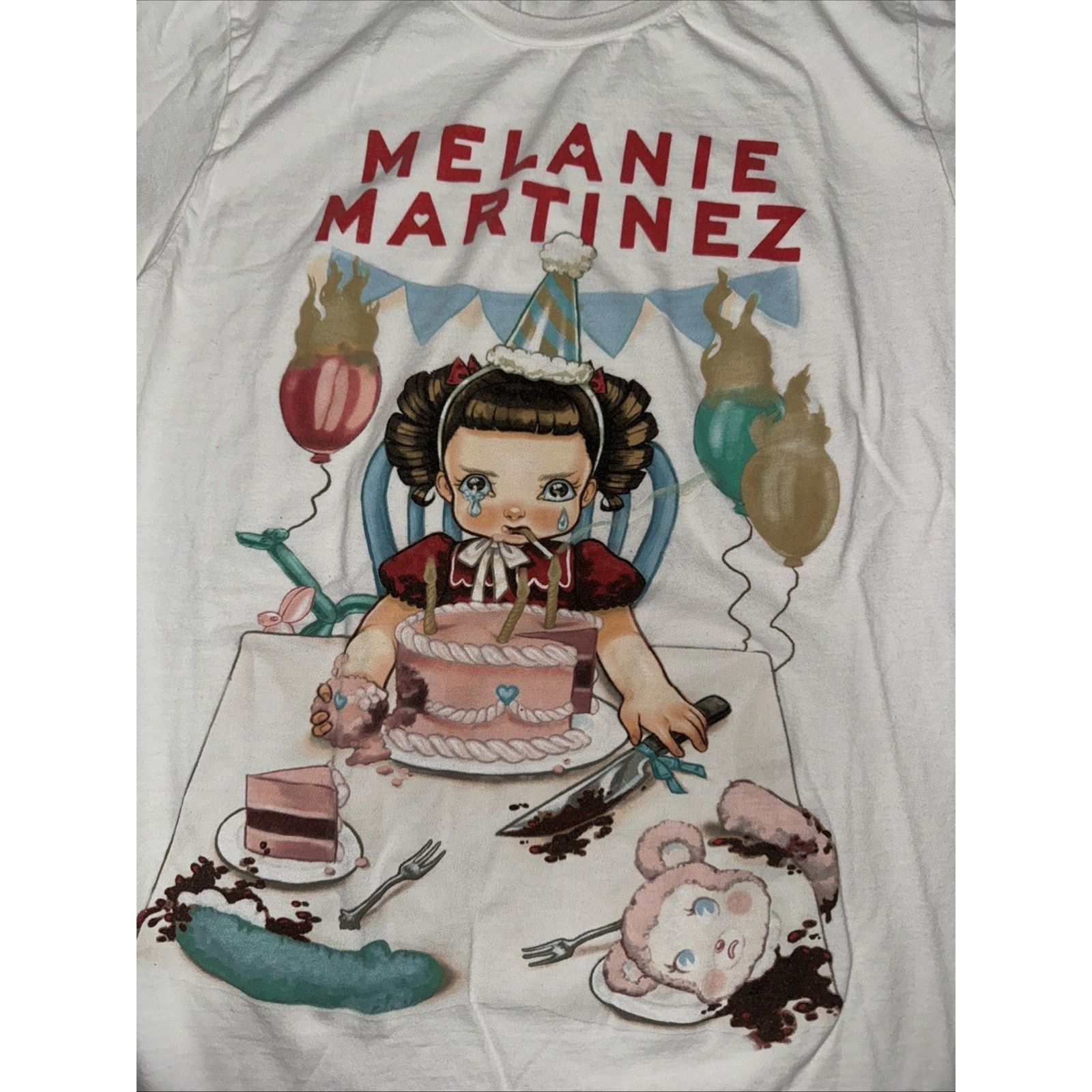 Band Tees × Vintage Melanie Martinez Pity Party T-Shirt White S 17x25 Band Tee Size US S / EU 44-46 / 1 - 2 Thumbnail