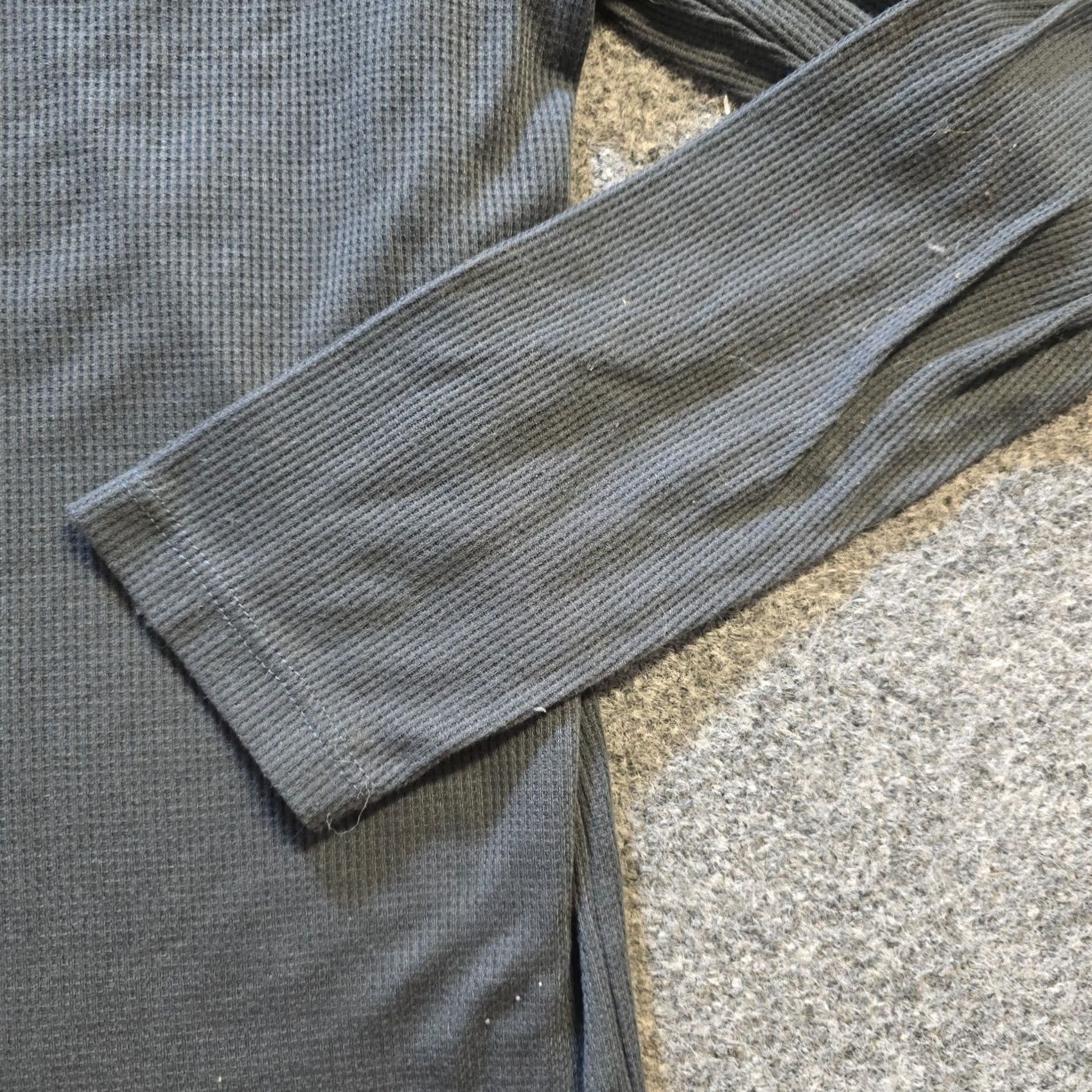 Vintage Wilt Born Top Womens Medium Gray Thermal Waffle Knit Base Layer Long Sleeve Casual Shirt M Gray Thermal Waffle Knit Base Layer Casual Women’s Shirt Size M / US 6-8 / IT 42-44 - 3 Thumbnail