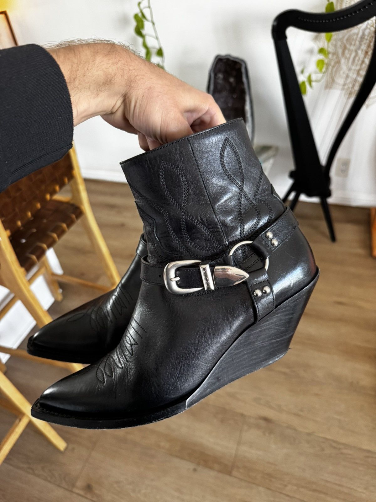Celine Boy doll harness boots Size US 9 / EU 42 - 1 Thumbnail