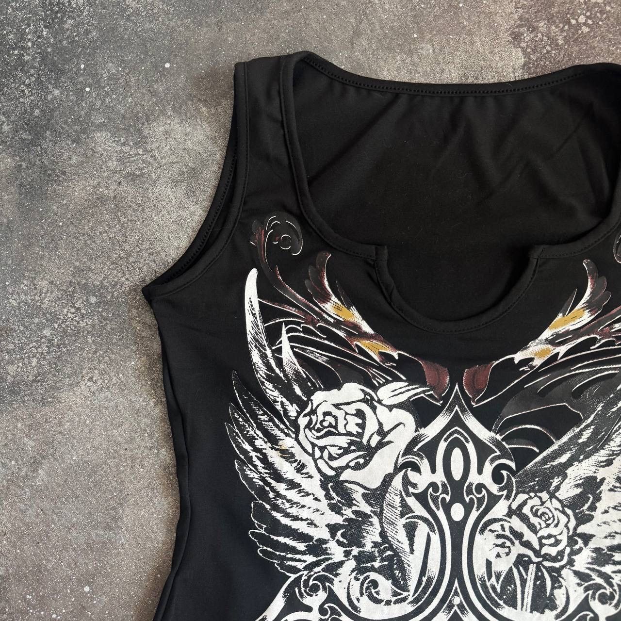 Vintage Super Sexy Gothic Y2K Vintage Tank Top Size M / US 6-8 / IT 42-44 - 3 Thumbnail