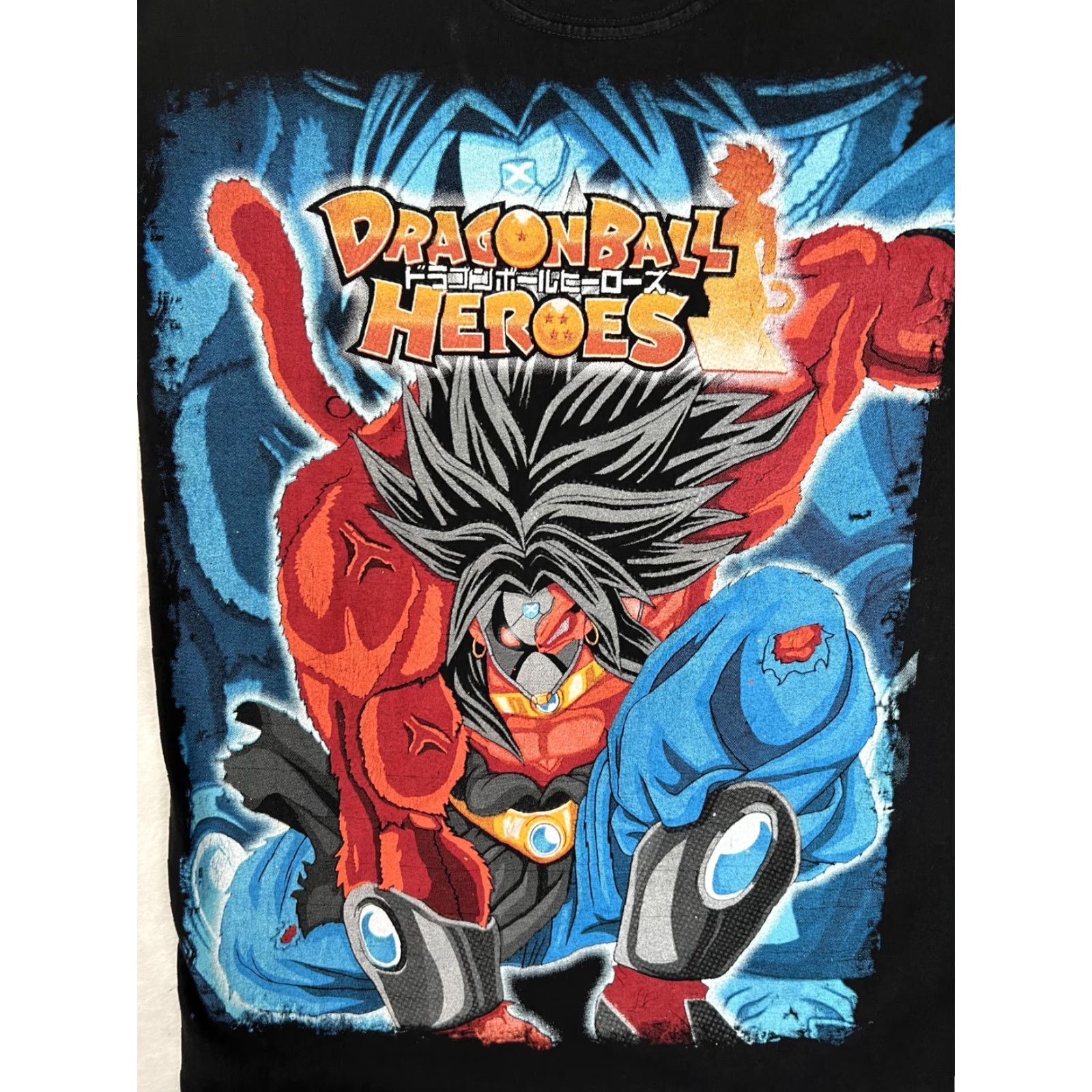 Vintage VINTAGE Dragon Ball Heroes T-Shirt Mens M Black Double-Sided Graphic Print Front Back Goku Anime Size US M / EU 48-50 / 2 - 4 Thumbnail