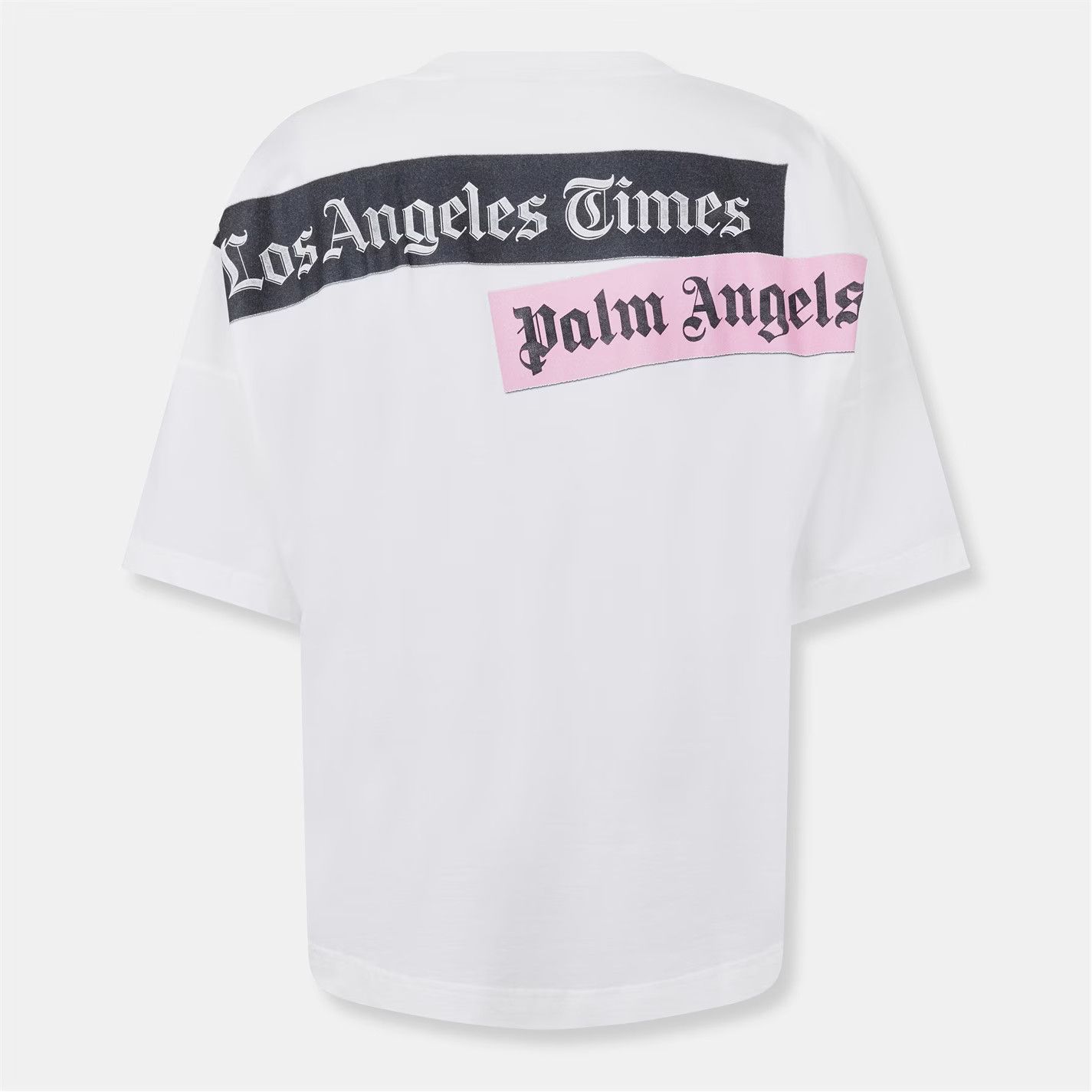 Palm Angels o1g2r1mq0426 PA LA Times Oversized T-Shirt in White Size US S / EU 44-46 / 1 - 6 Thumbnail