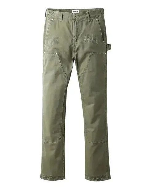 Japanese Brand High Street Cargo Pant Frayed Straight Jean Size US 30 / EU 46 - 3 Thumbnail