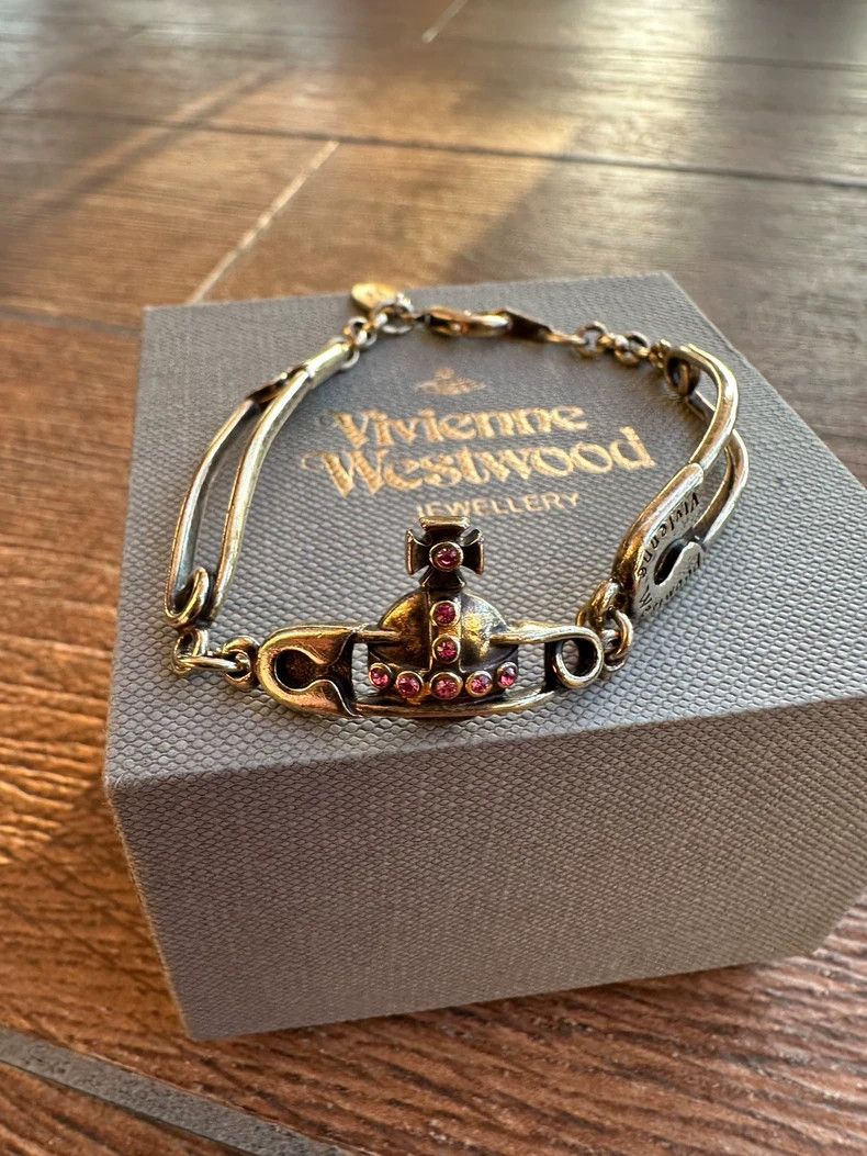 Vivienne Westwood Vivienne Westwood Saturn Double Pin Bracelet Size ONE SIZE - 2 Thumbnail