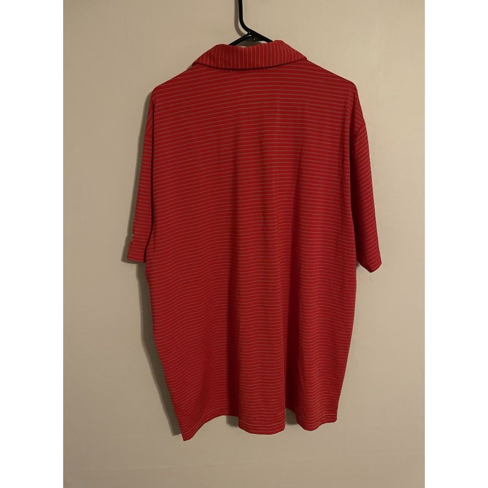 Under Armour Under Armour Golf Shirt Mens 3XL Red Striped Athletic Performance Size US XL / EU 56 / 4 - 3 Thumbnail