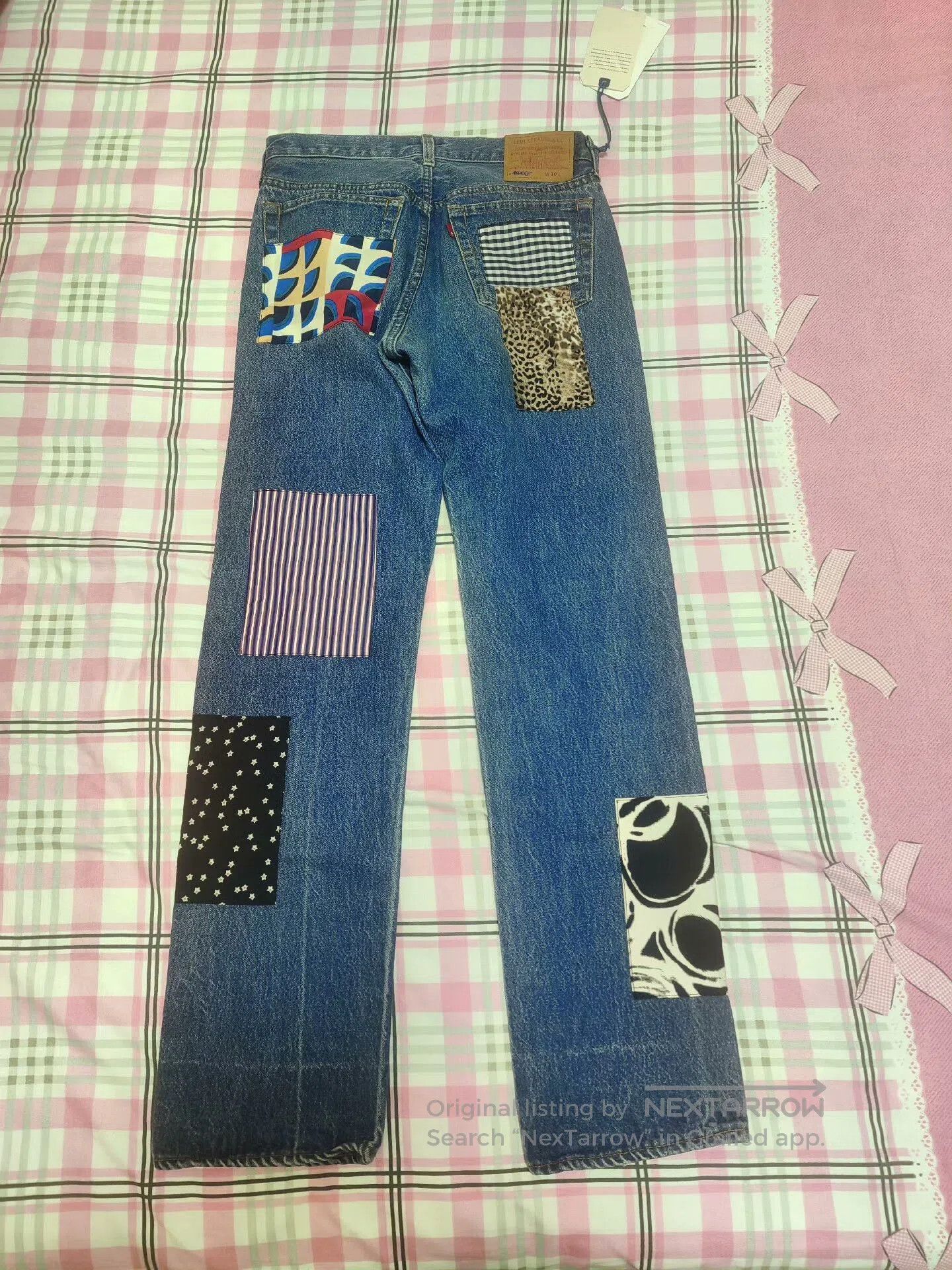 Levi's levi's awake ny patchwork denim jeans. Size US 30 / EU 46 - 2 Thumbnail