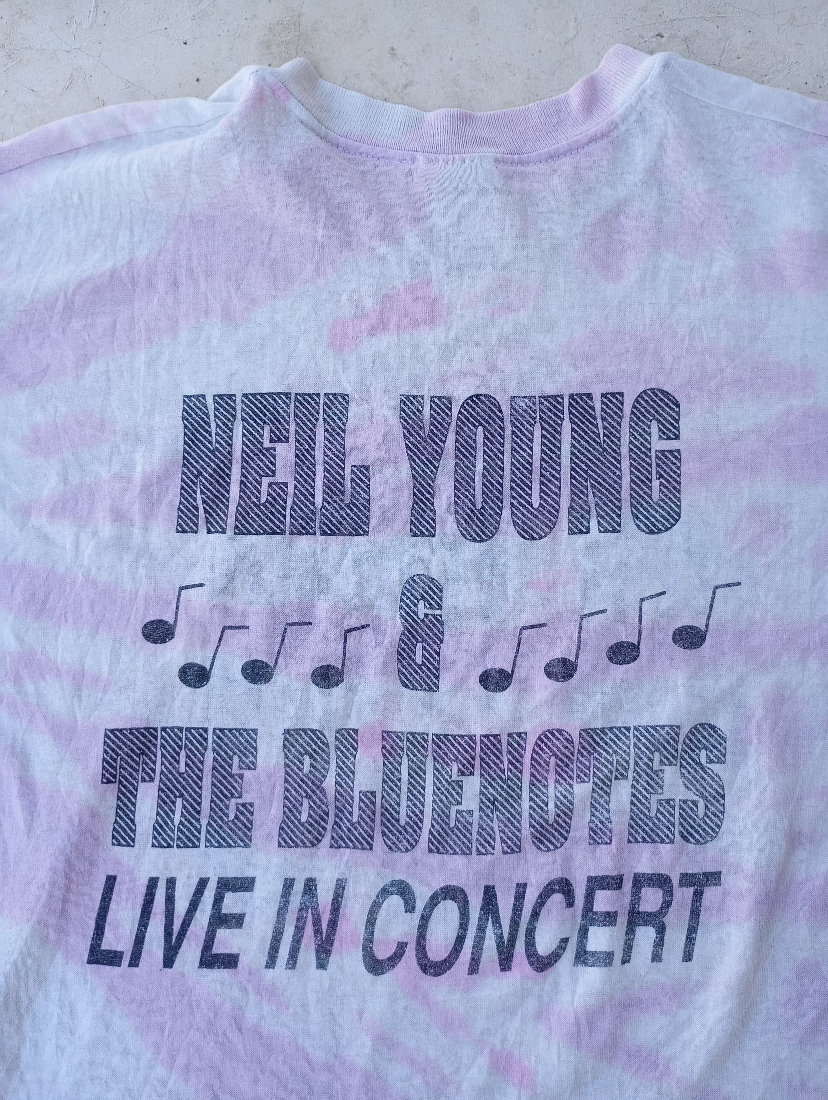 Band Tees × Vintage Vintage 1988 Nell Young World Tour T shirts Size US XL / EU 56 / 4 - 5 Thumbnail