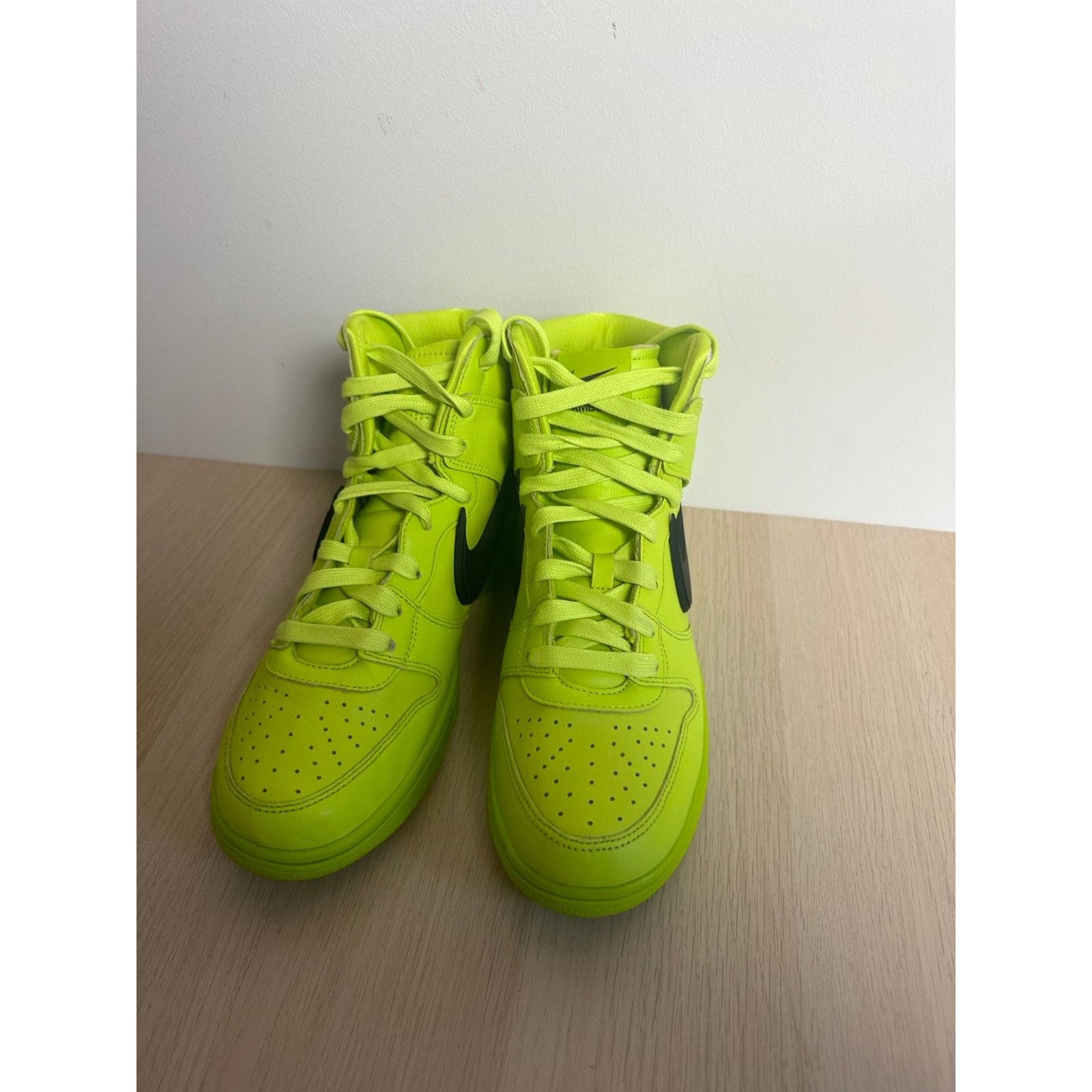 Nike Nike x AMBUSH Dunk High Flash Lime Size 9W - LIKE NEW Size US 9 / IT 39 - 4 Thumbnail