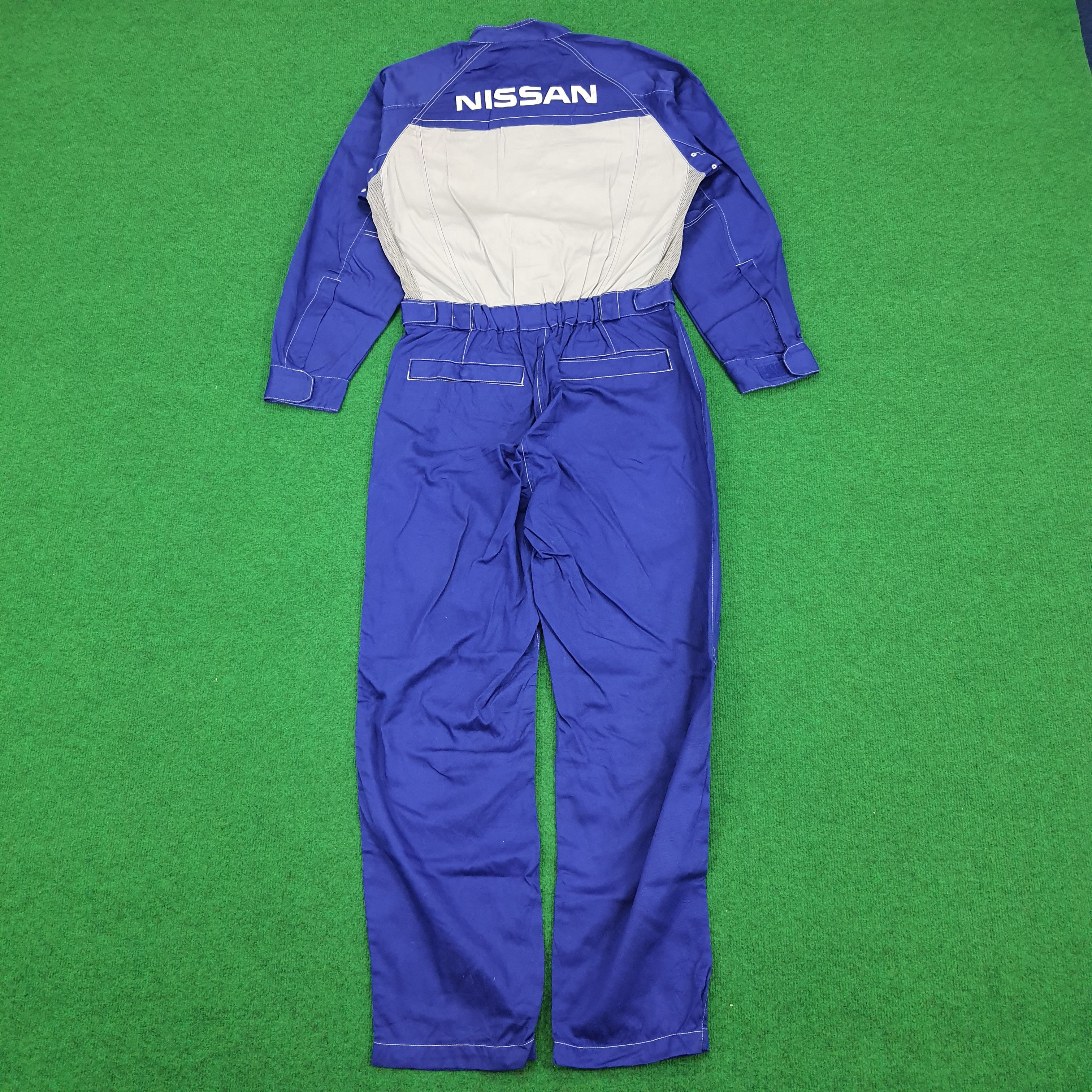 Japanese Brand × Vintage Vintage NISSAN Japan Racing Team Workwear Coverall Size US M / EU 48-50 / 2 - 1 Thumbnail