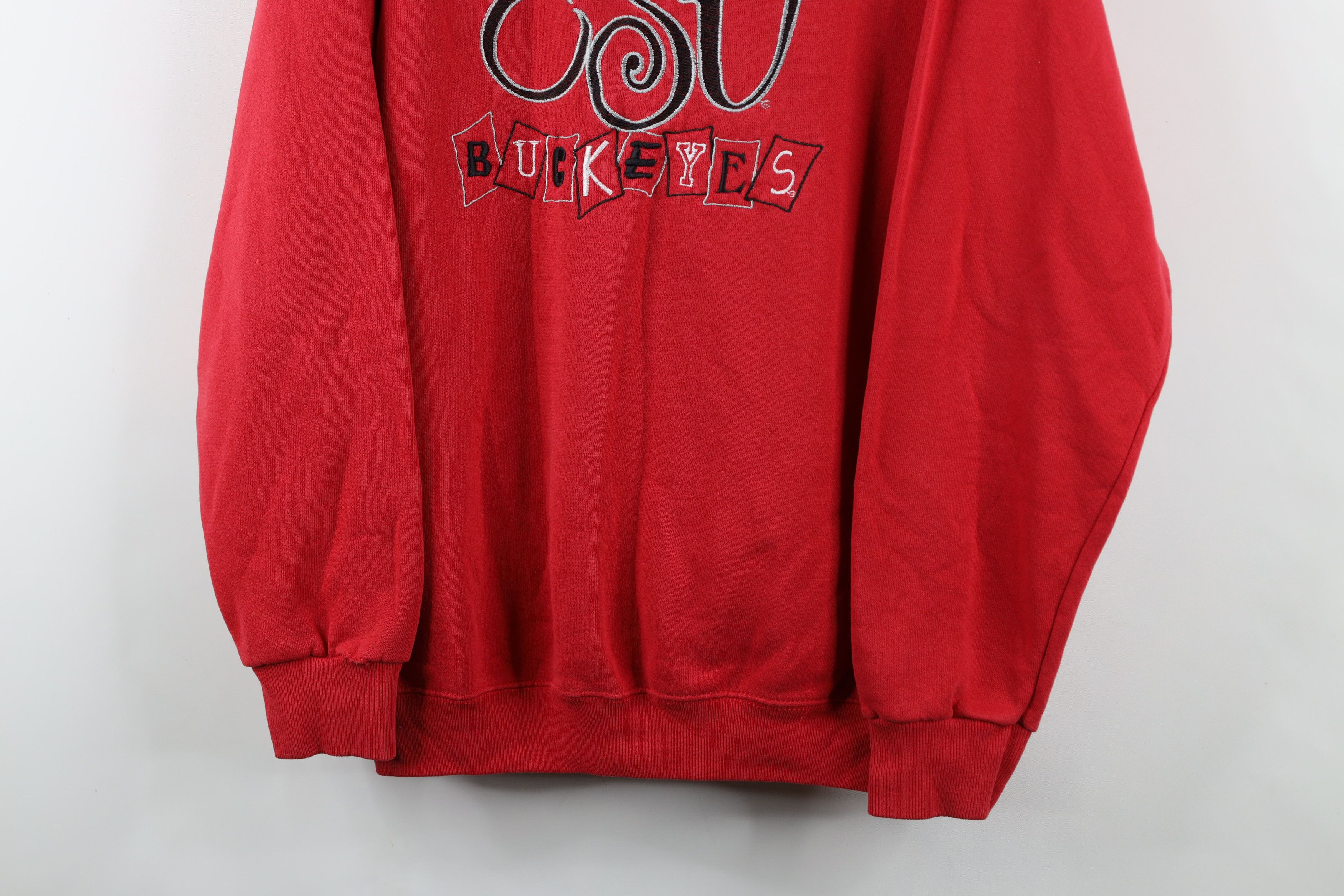 Vintage Vintage 90s Spell Ohio State University Buckeyes Sweatshirt Size US XL / EU 56 / 4 - 3 Thumbnail