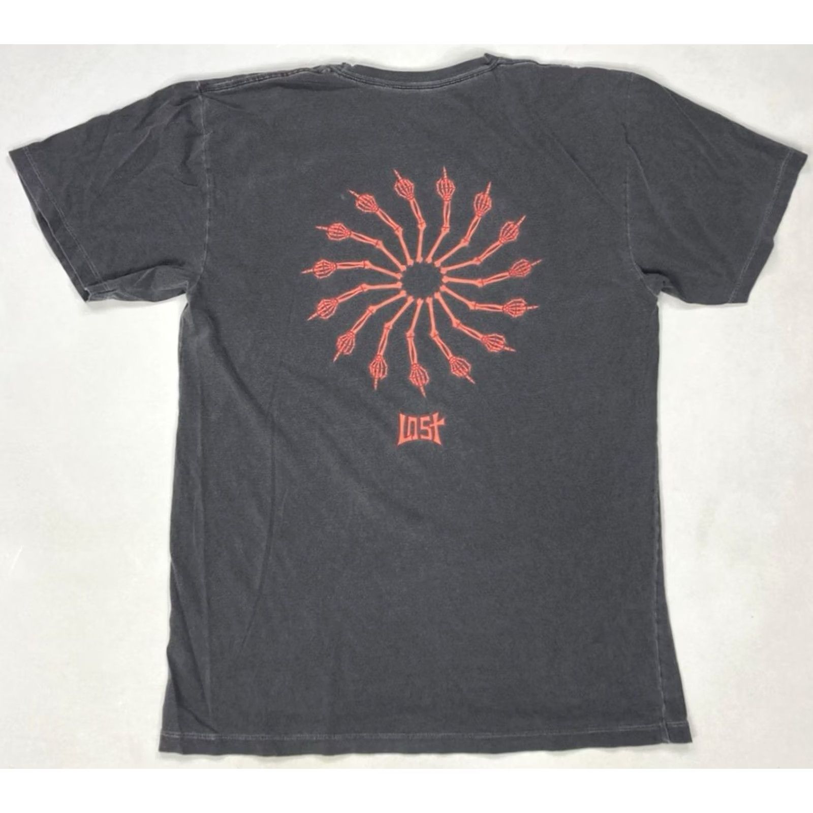 Vintage VINTAGE Lost Middle Finger Graphic T-shirt Men Medium Gray Short Sleeve Size US M / EU 48-50 / 2 - 2 Thumbnail
