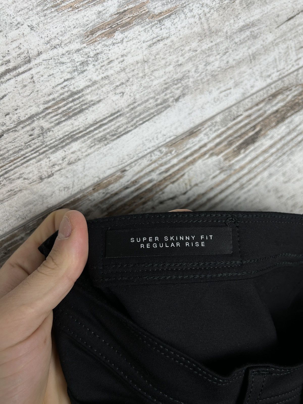 Mens Neil Barrett Black Pants DENIM TROUSERS SUPER SKINNY