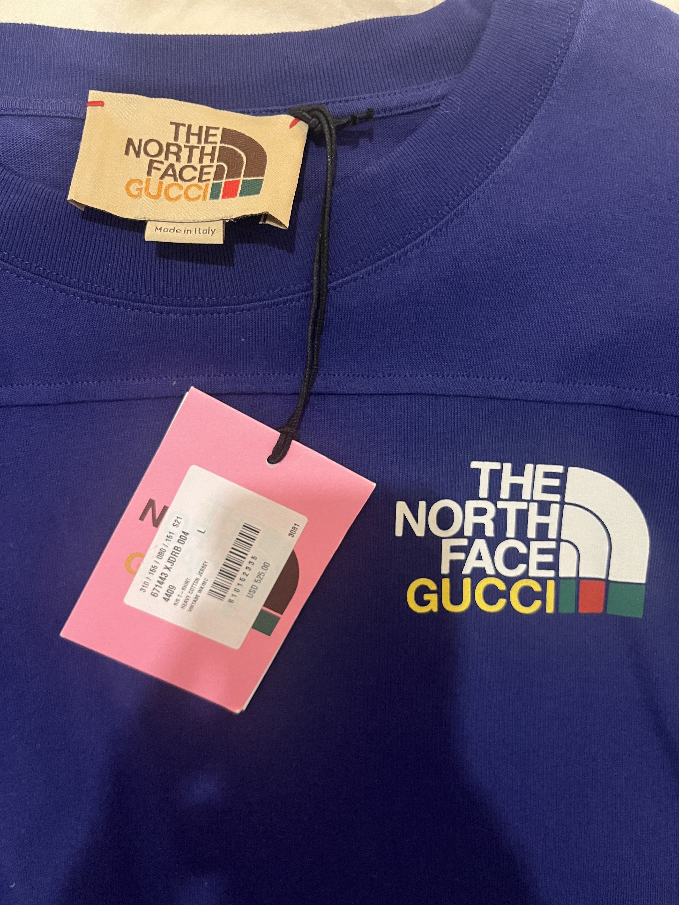 Gucci GUCCI The North Face T-Shirt Size US L / EU 52-54 / 3 - 5 Thumbnail