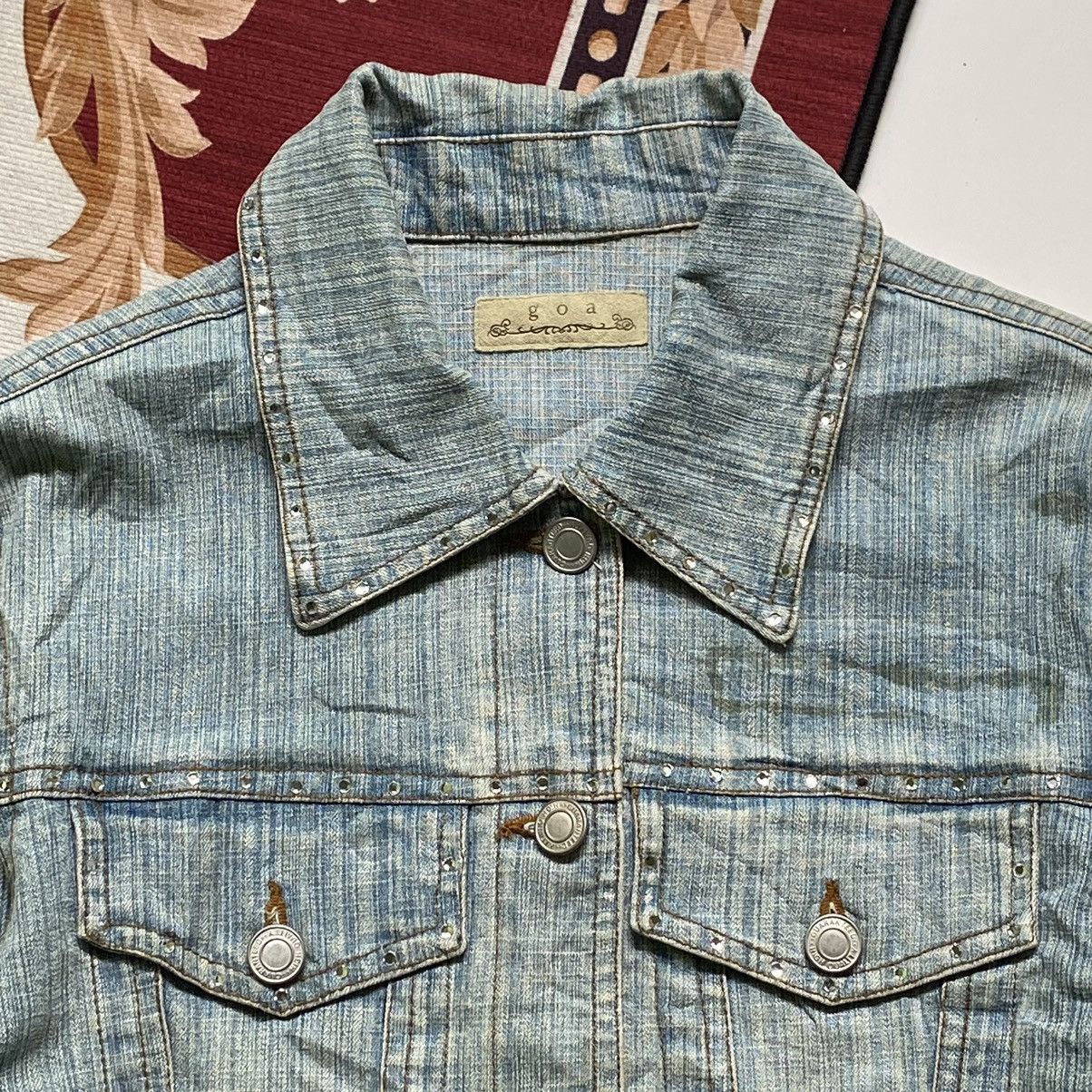 If Six Was Nine × Japanese Brand × Le Grande Bleu (L.G.B.) RARE❤️‍🔥 Vintage Goa Denim Jacket Size US S / EU 44-46 / 1 - 5 Thumbnail