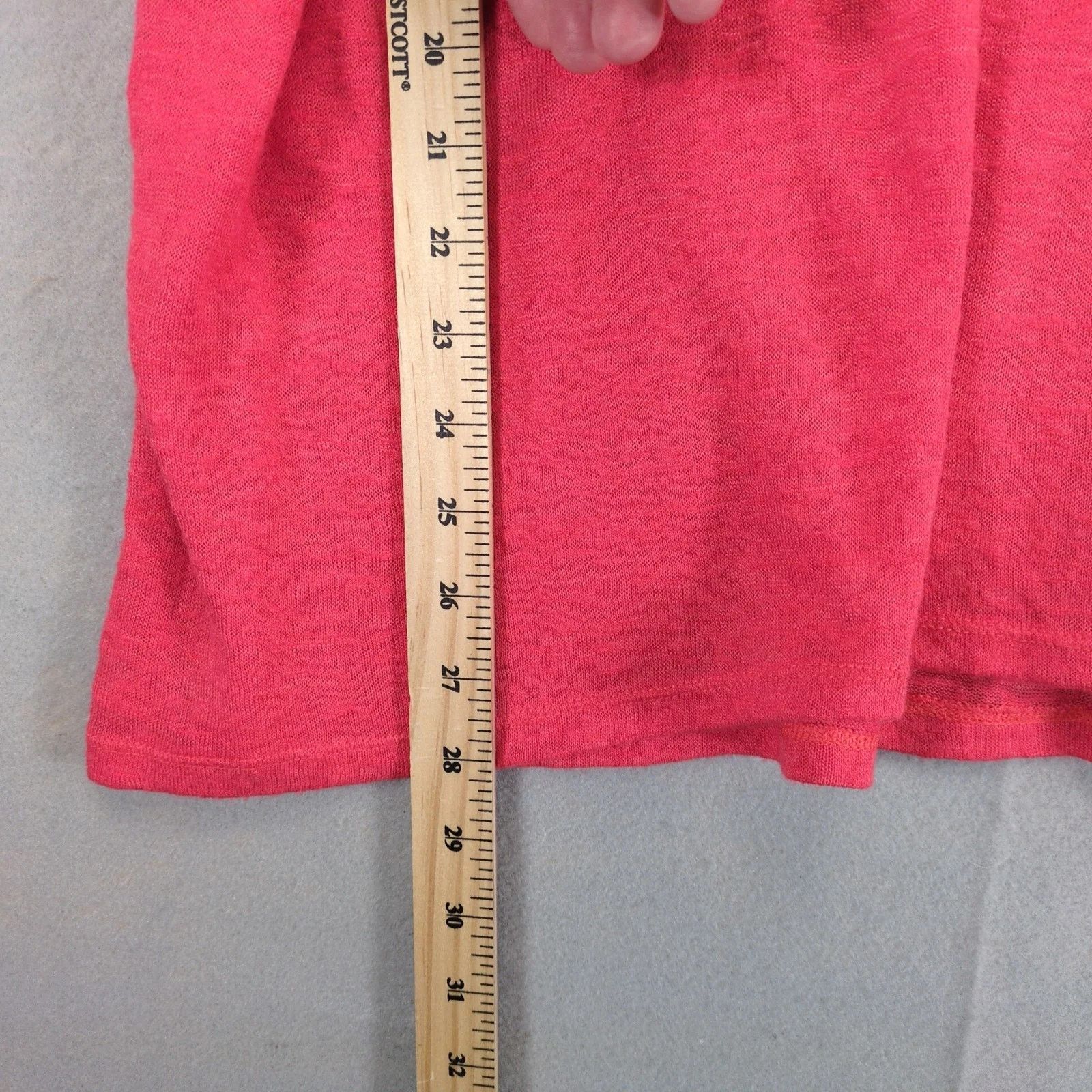 Juicy Couture Juicy Couture Coral Pink Black Rhinestone Keyhole Neck Top Size XL / US 12-14 / IT 48-50 - 7 Thumbnail