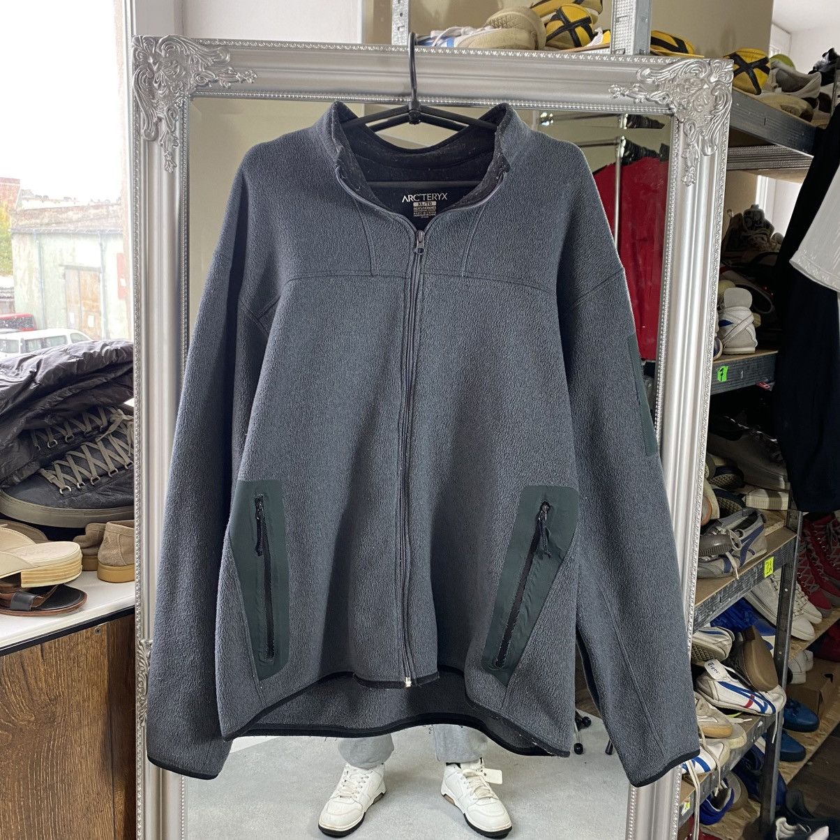 Arc'teryx Vintage Arcteryx Full Zip Hoodie Fleece Jacket Size US XL / EU 56 / 4 - 1 Thumbnail