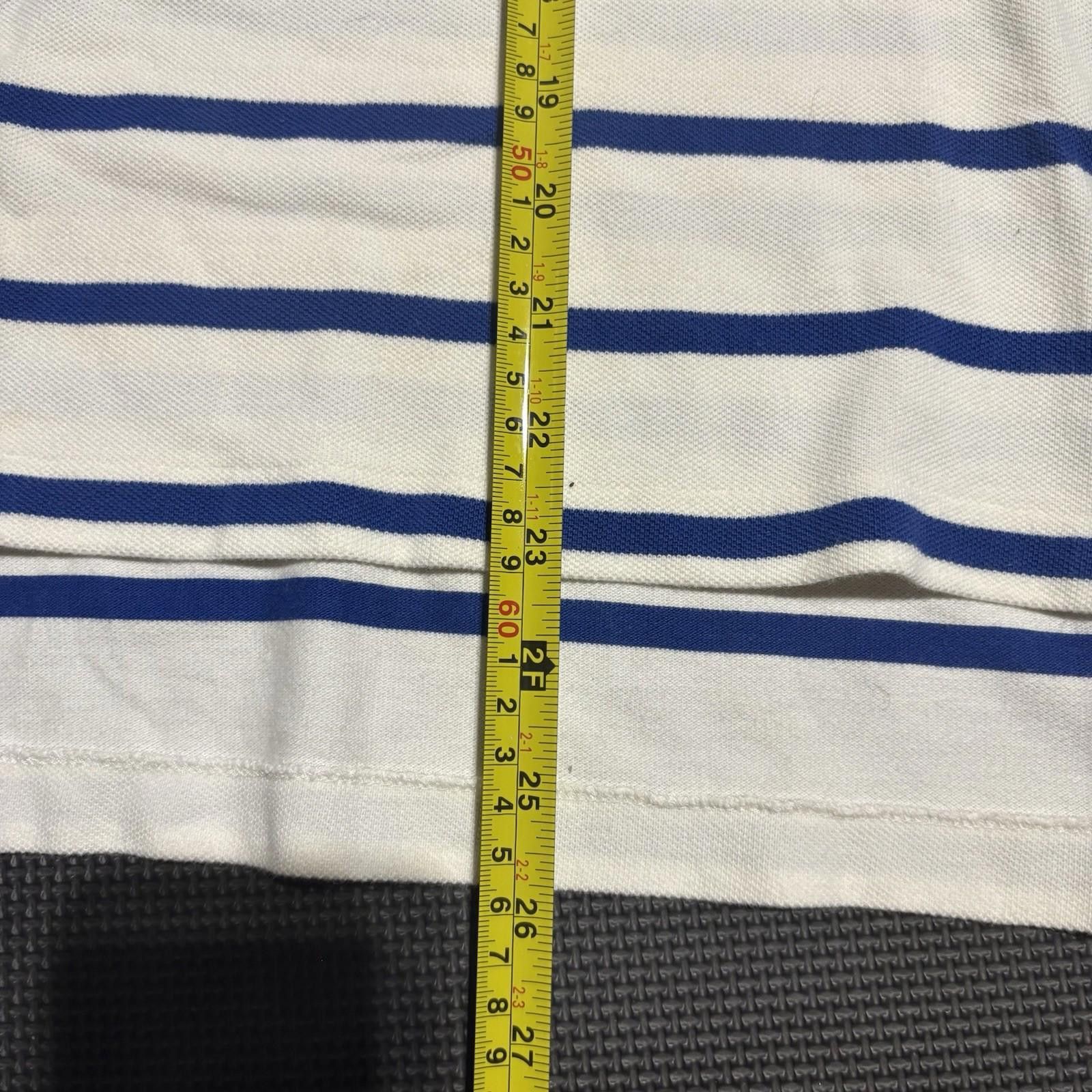 Polo Ralph Lauren Polo Ralph Lauren Men’s Shirt Size Large Striped White Blue Size US XL / EU 56 / 4 - 5 Thumbnail