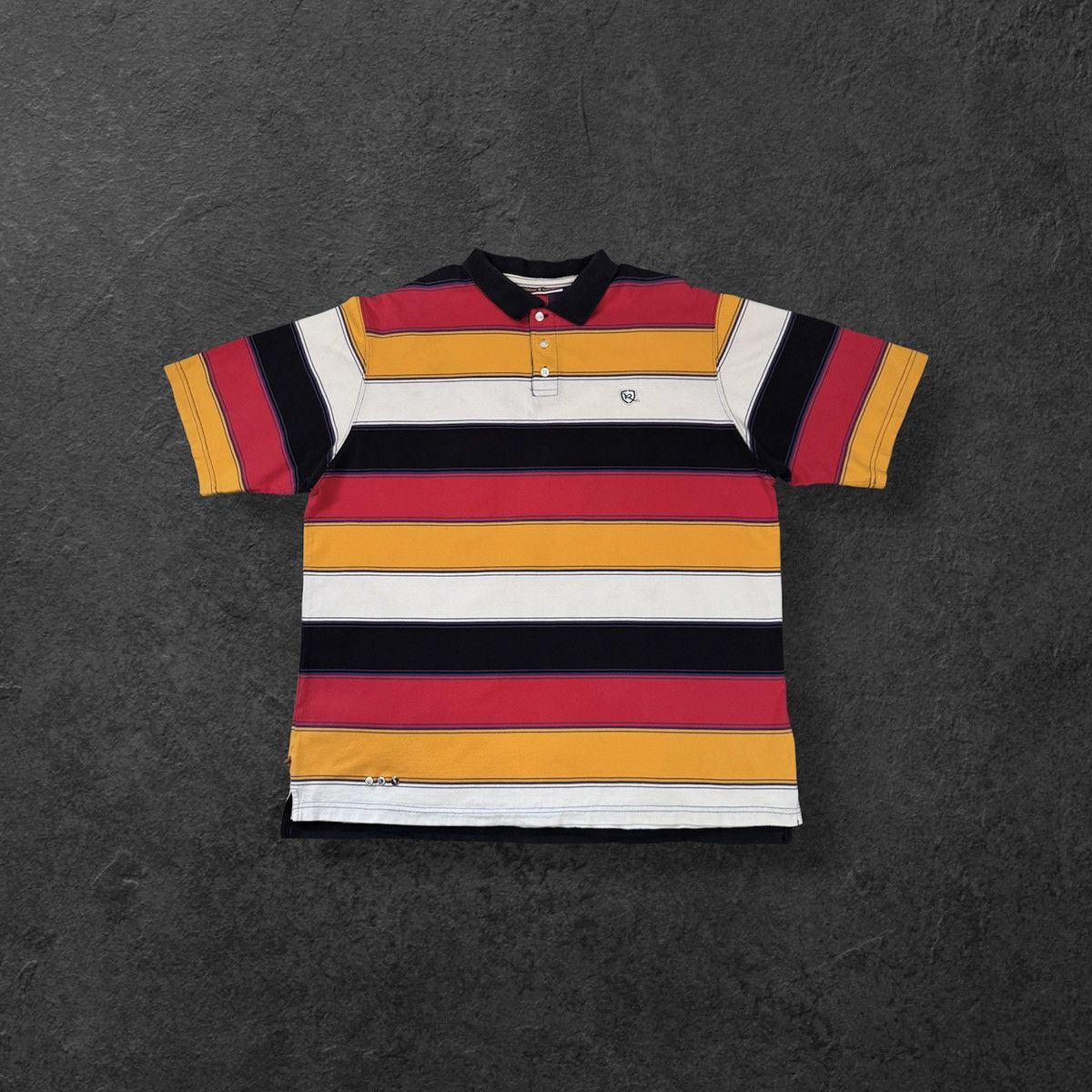 Rocawear Rocawear Striped Y2K Polo Shirt Size US XL / EU 56 / 4 - 1 Thumbnail