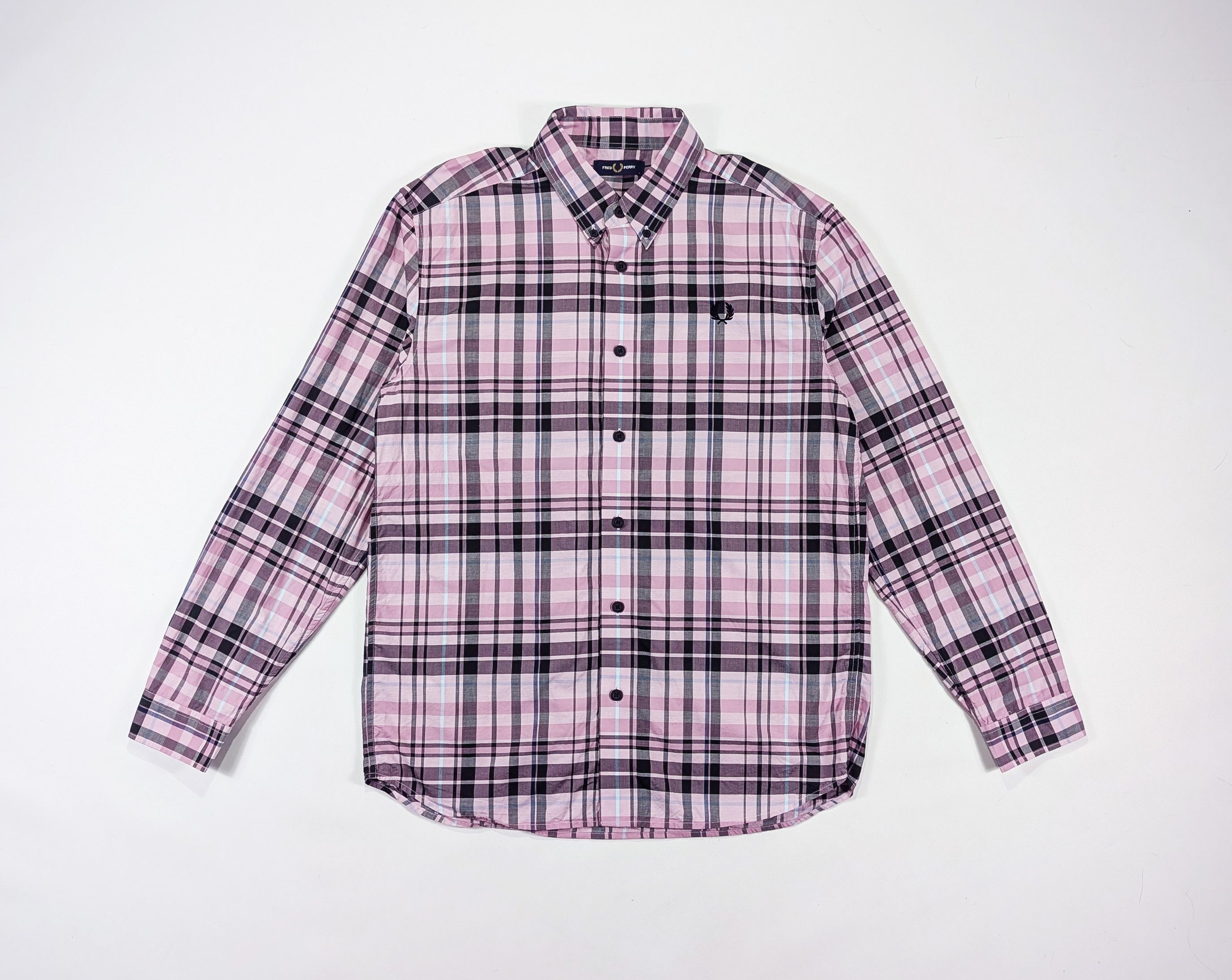Fred Perry Fred Perry Checked Cotton Shirt Size L Size US L / EU 52-54 / 3 - 1 Thumbnail