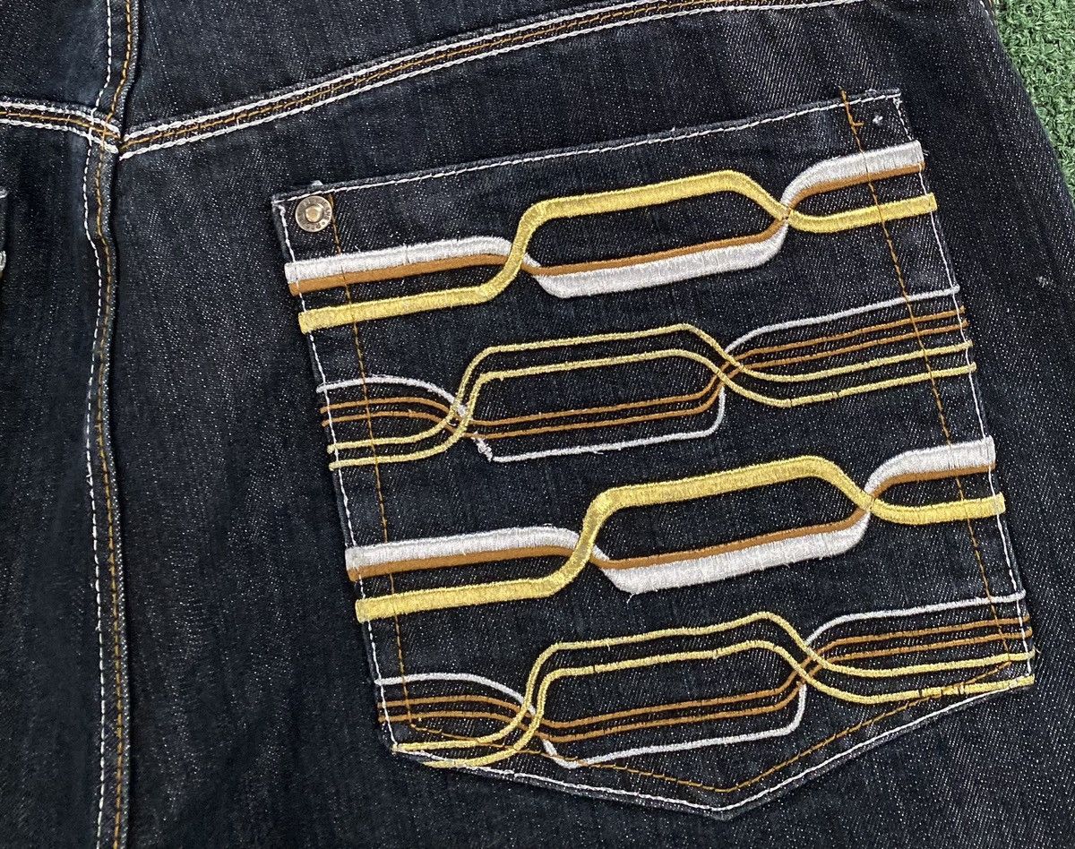 Other Vintage Y2K Regal Embroidered Baggy Streetwear Jeans 41x31 Size US 41 - 3 Thumbnail