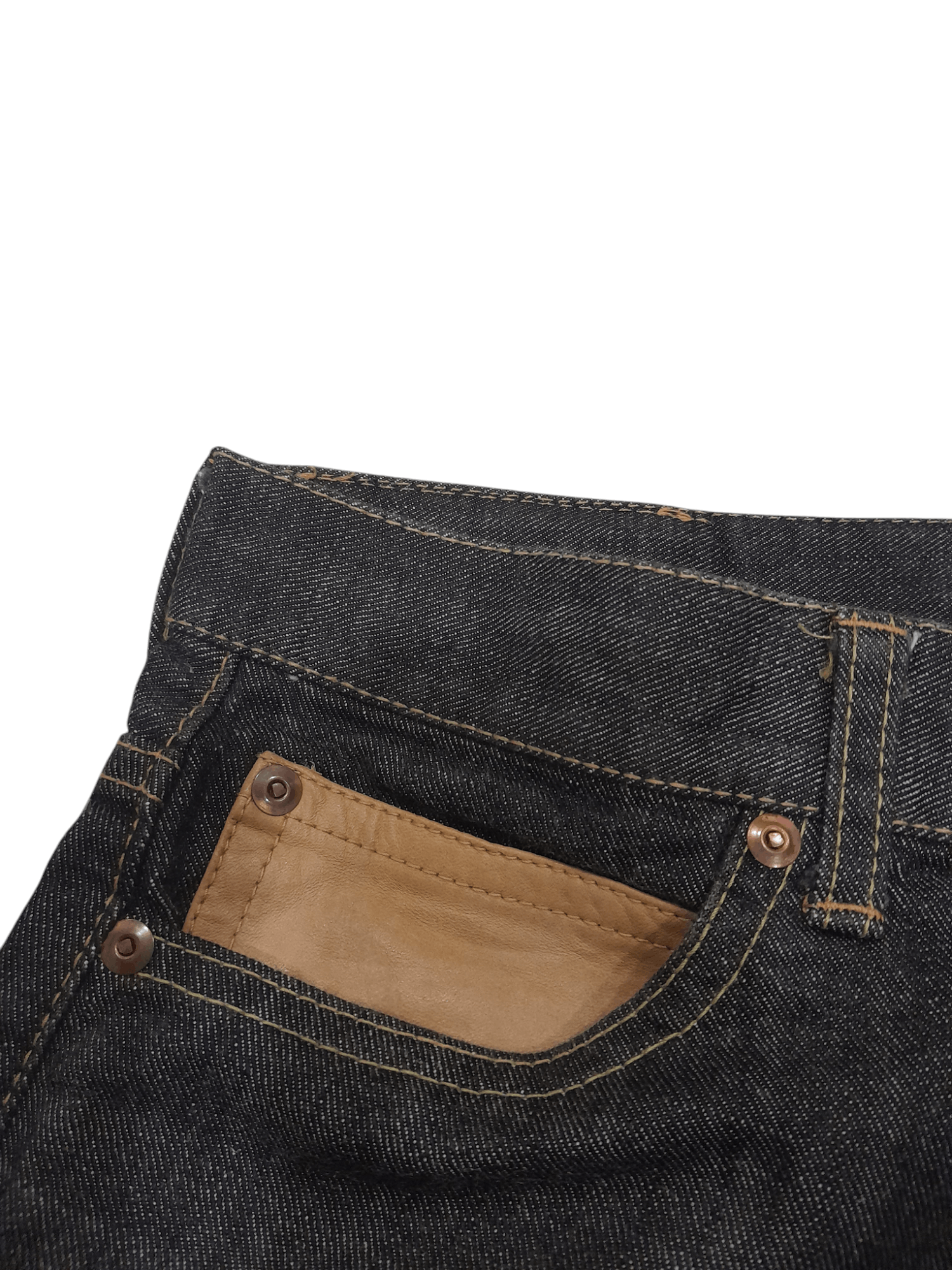 Redmoon Redmoon Japan Flare Denim Leather (F517) Waist 34 Size US 34 / EU 50 - 6 Thumbnail