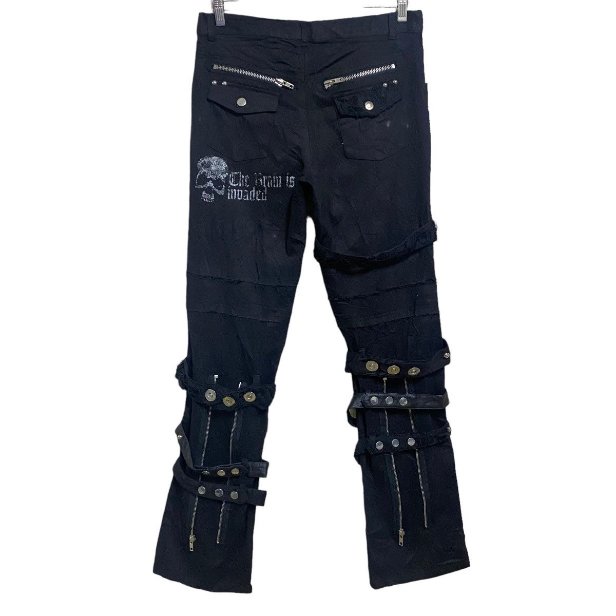 Sex Pot ReVeNGe Sexpot Revenge Bondage Pants' The Brain Is Invaded' Size US 33 - 21 Thumbnail
