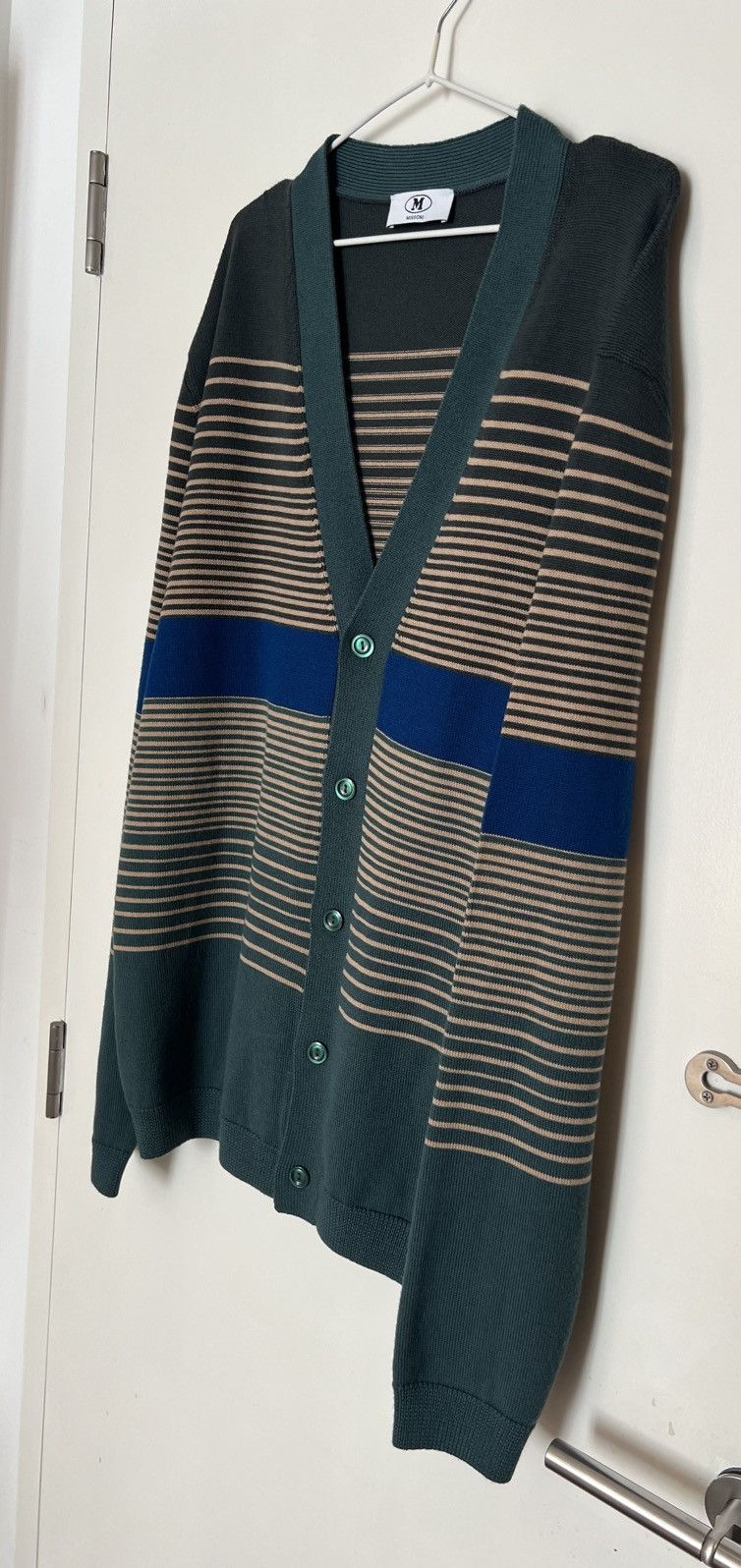 Missoni MISSONI Wool Striped Cardigan Multicolour Green Large Men L Size US L / EU 52-54 / 3 - 5 Thumbnail